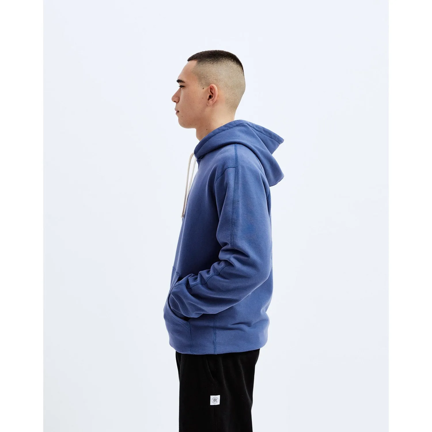 Reigning Champ Men Midweight Terry Classic Hoodie Lapis RC-3884-LAPS