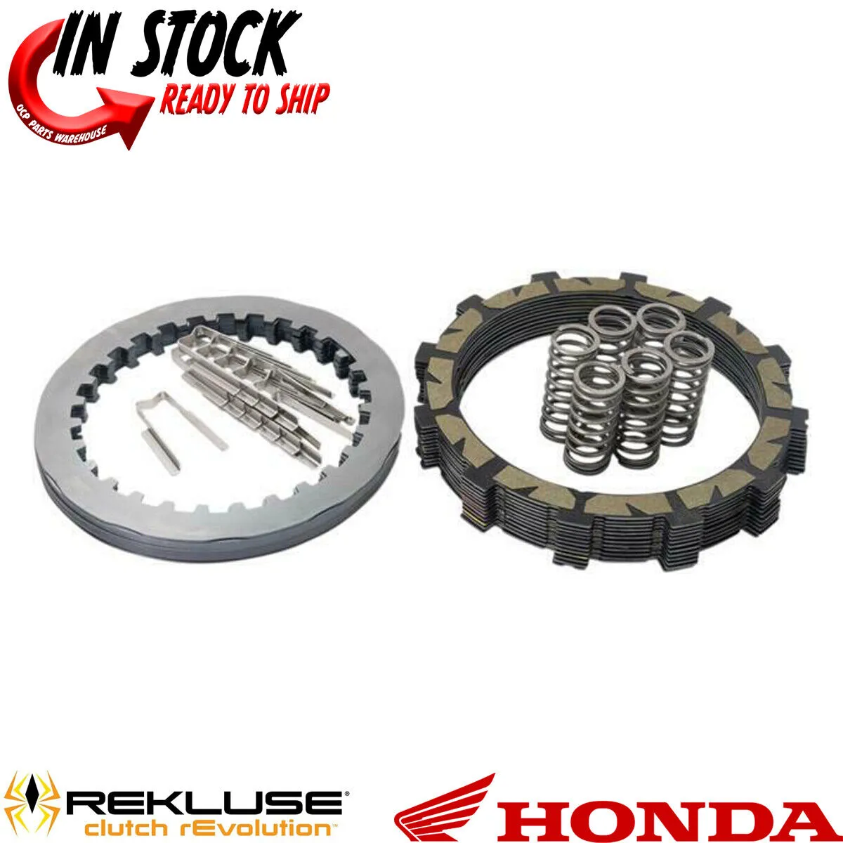 Rekluse TorqDrive Clutch Pack for Honda TRX450R Sportrax 450R 04-09/13-14