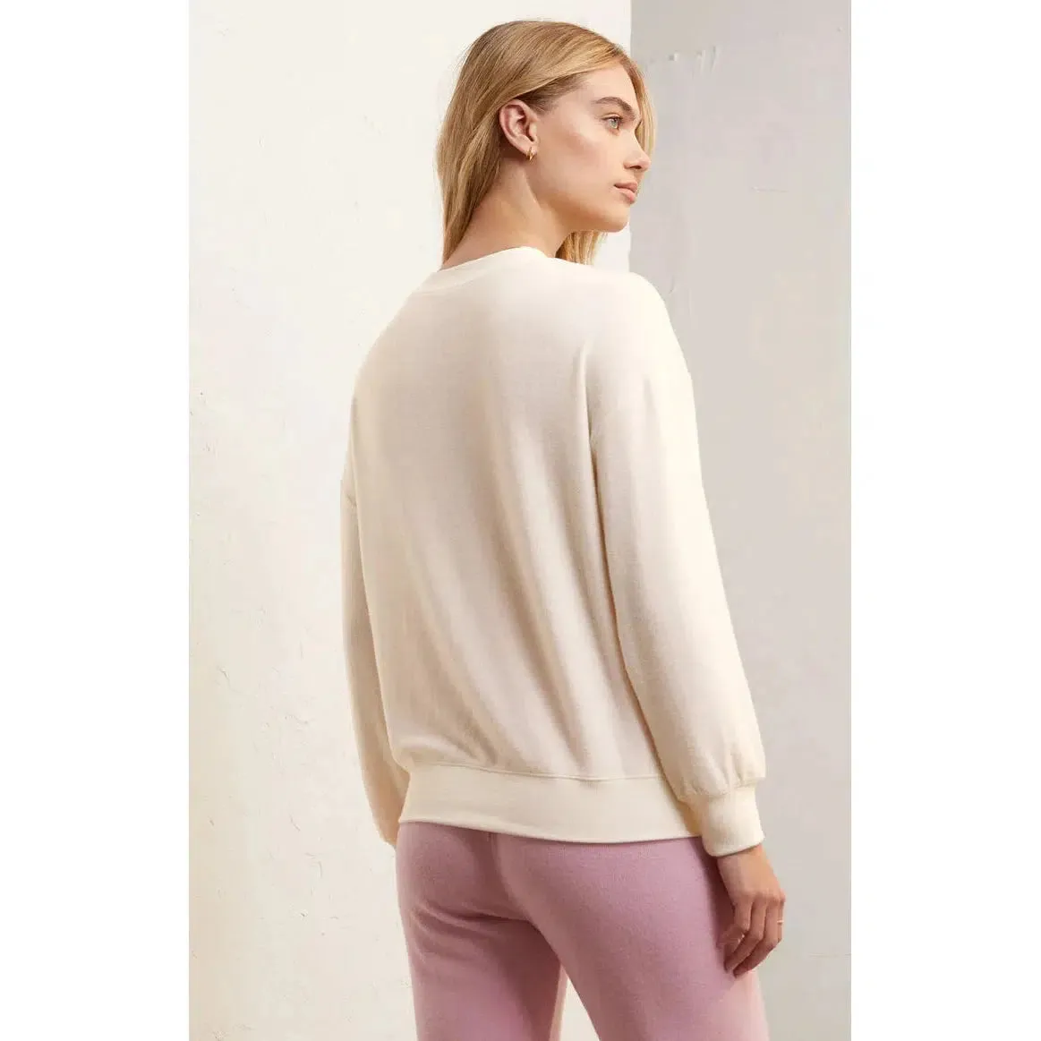 RELAXED CHAMPAGNE SWEATSHIRT
