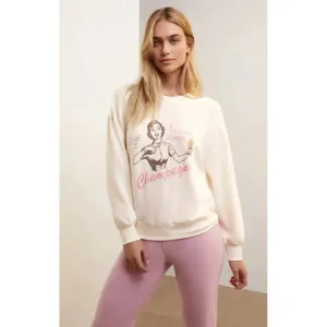 RELAXED CHAMPAGNE SWEATSHIRT