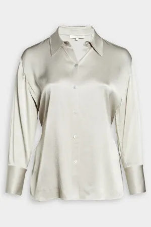 Relaxed Long Sleeve Shirt in Peyote