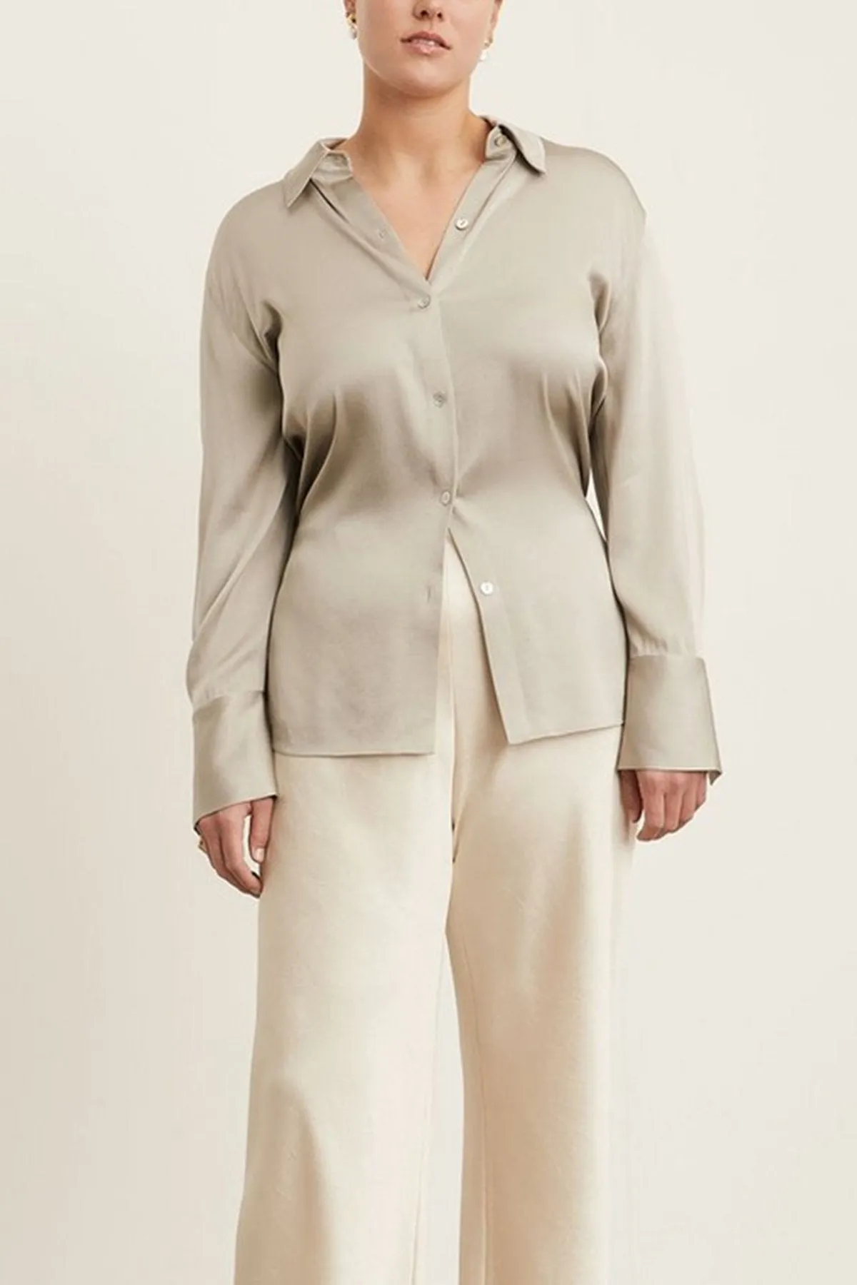 Relaxed Long Sleeve Shirt in Peyote