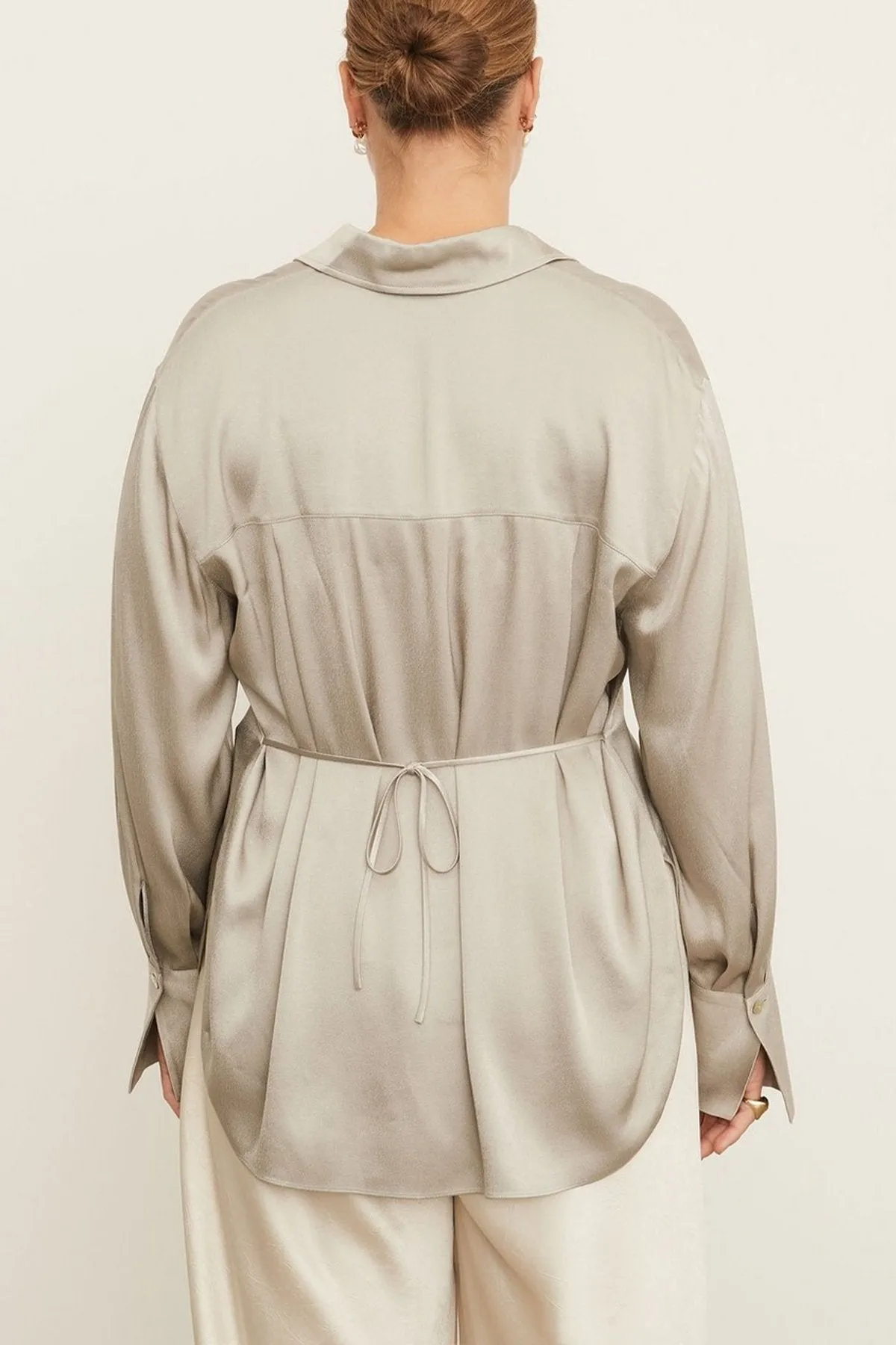 Relaxed Long Sleeve Shirt in Peyote