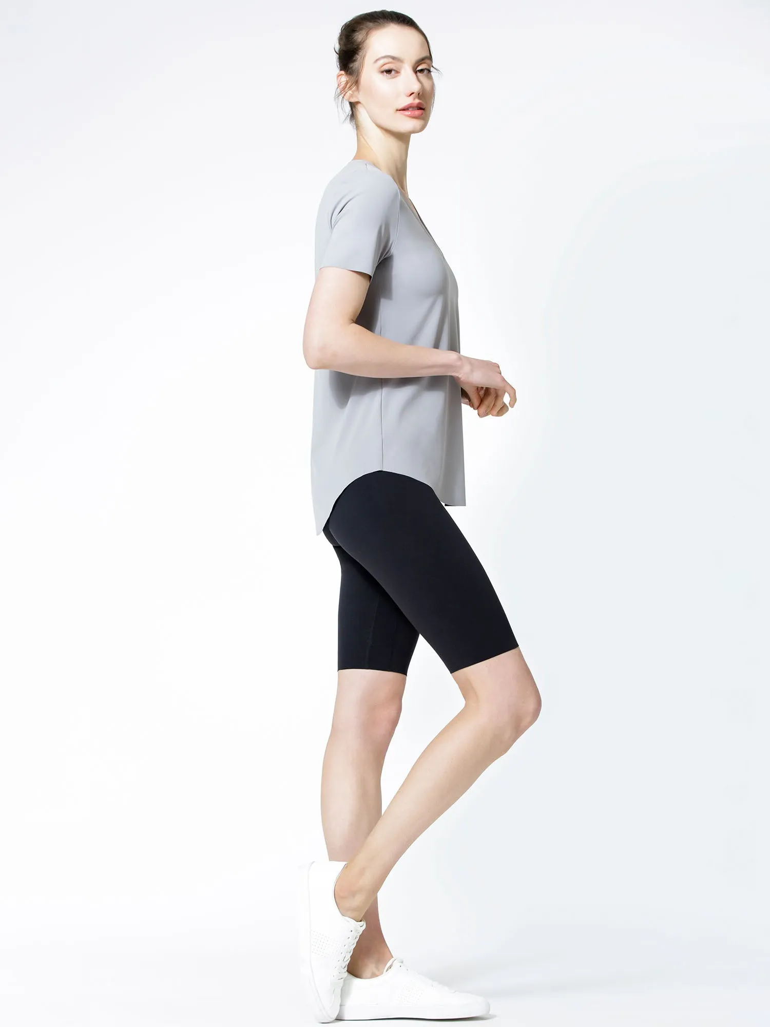 RELAXED NUDE TEE, LUNAR GREY