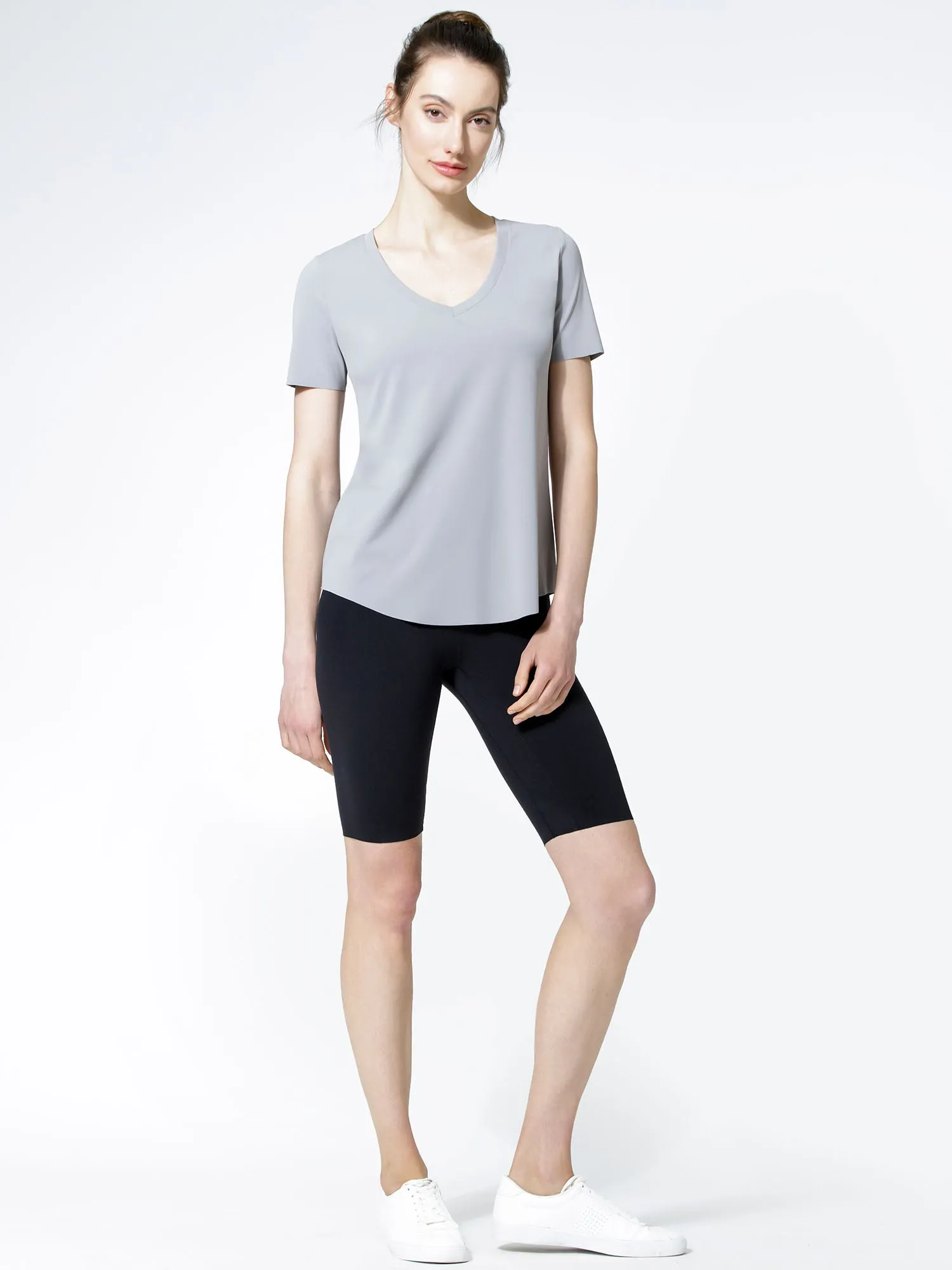 RELAXED NUDE TEE, LUNAR GREY