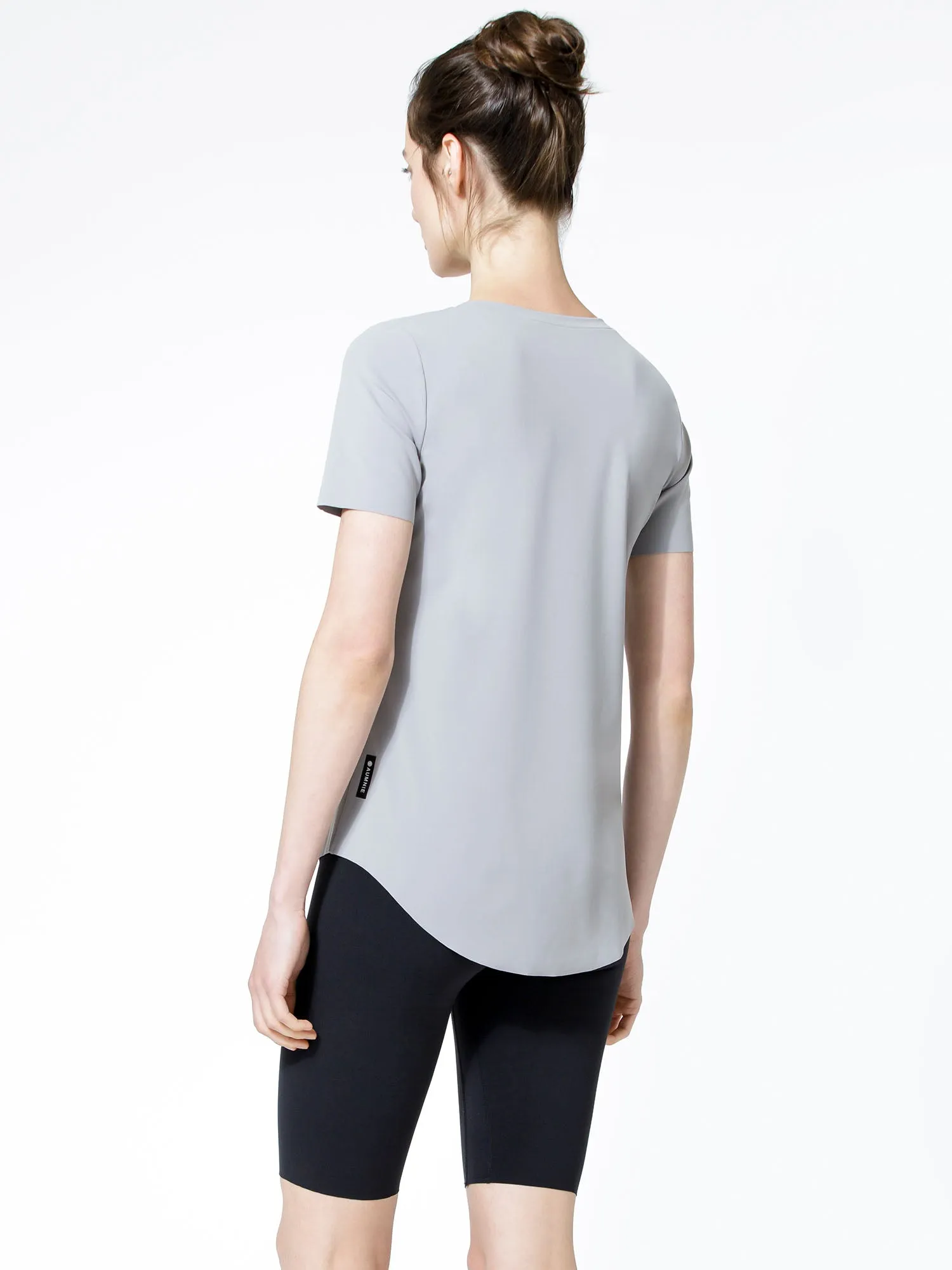 RELAXED NUDE TEE, LUNAR GREY