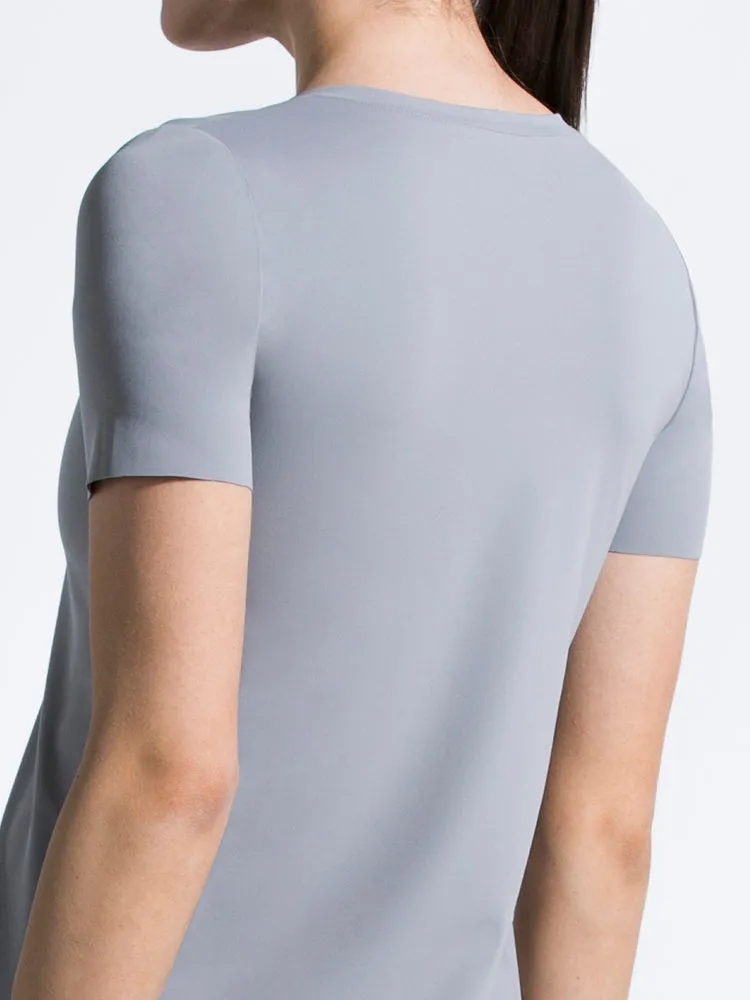 RELAXED NUDE TEE, LUNAR GREY