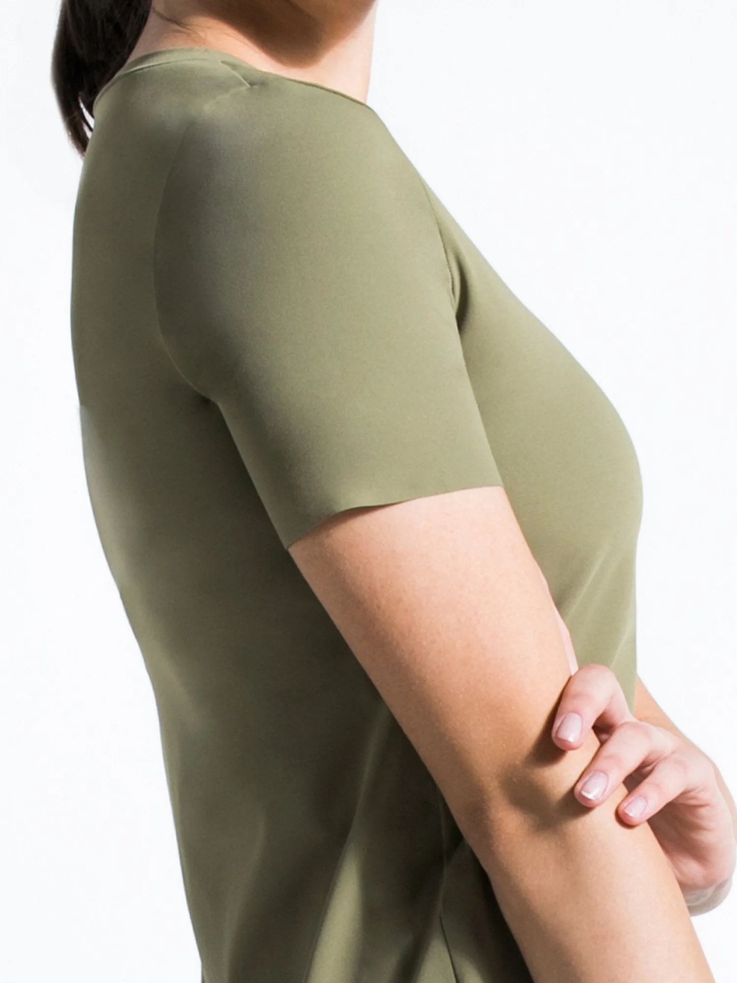 RELAXED NUDE TEE, SAGE