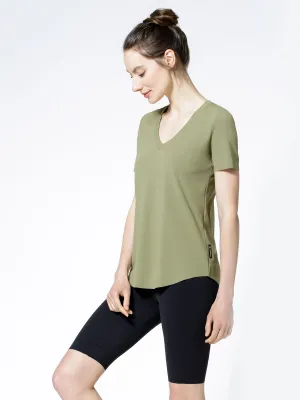 RELAXED NUDE TEE, SAGE