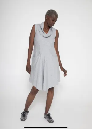 Relaxed Signature Dress - Heather Grey