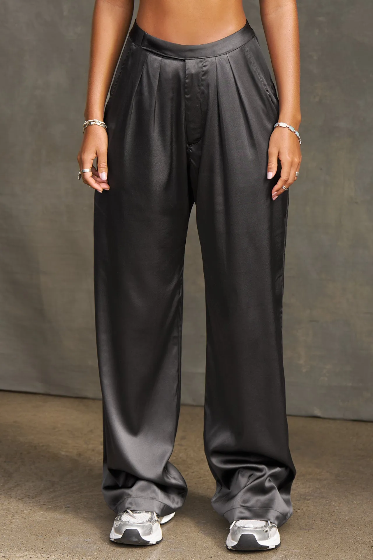 Relaxed Silk Trouser