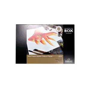 Rembrandt Watercolor Paper - HOT PRESS Custom 4X6 -10 Sheets