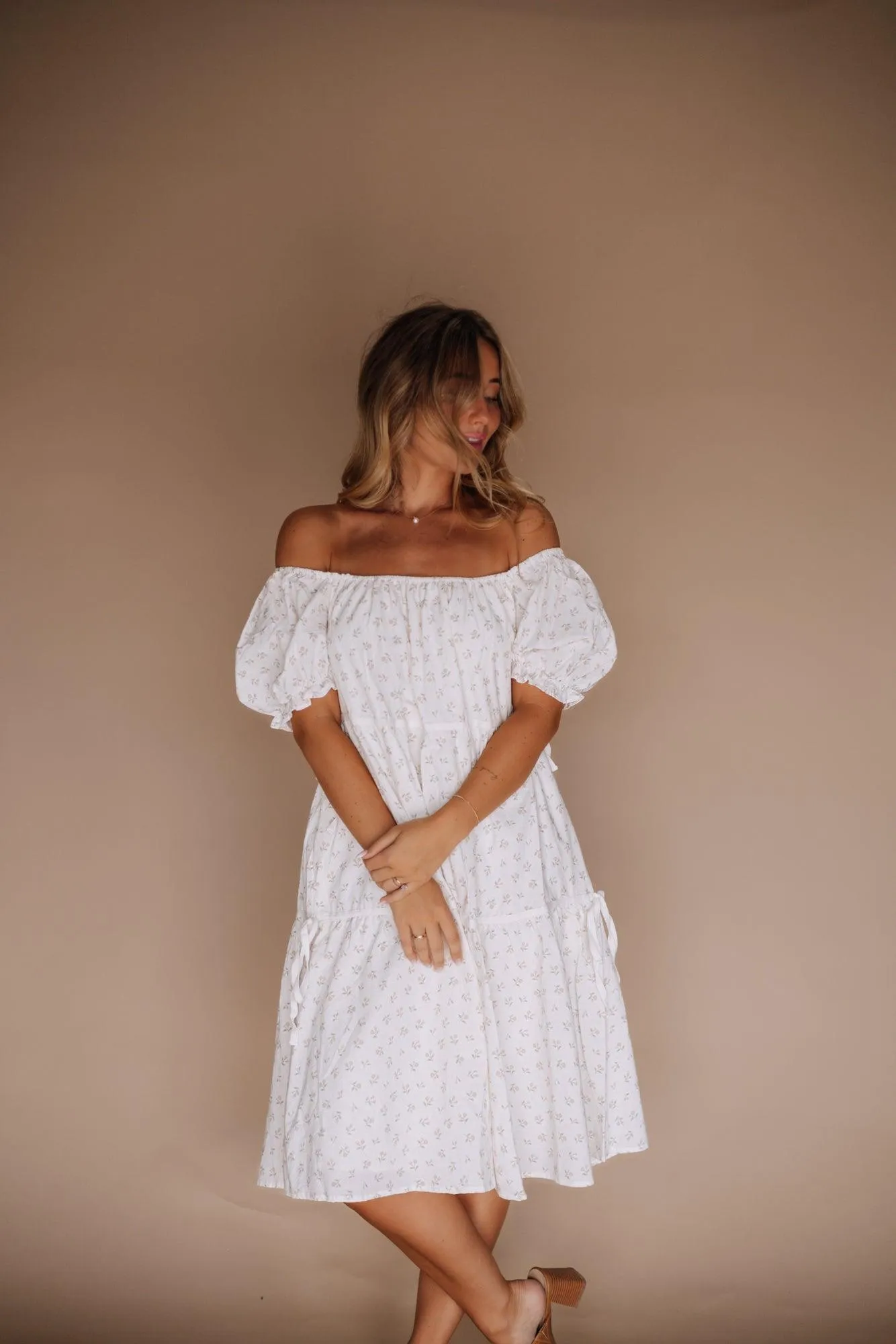 Reya Midi Floral Dress