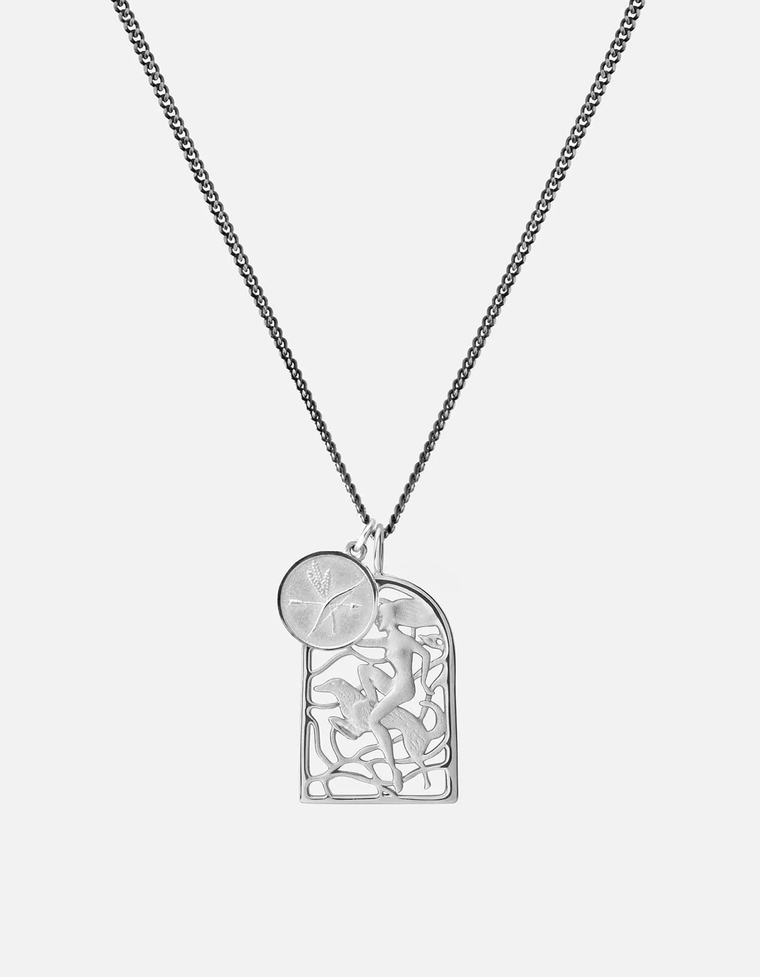 Rider Necklace, Sterling Silver