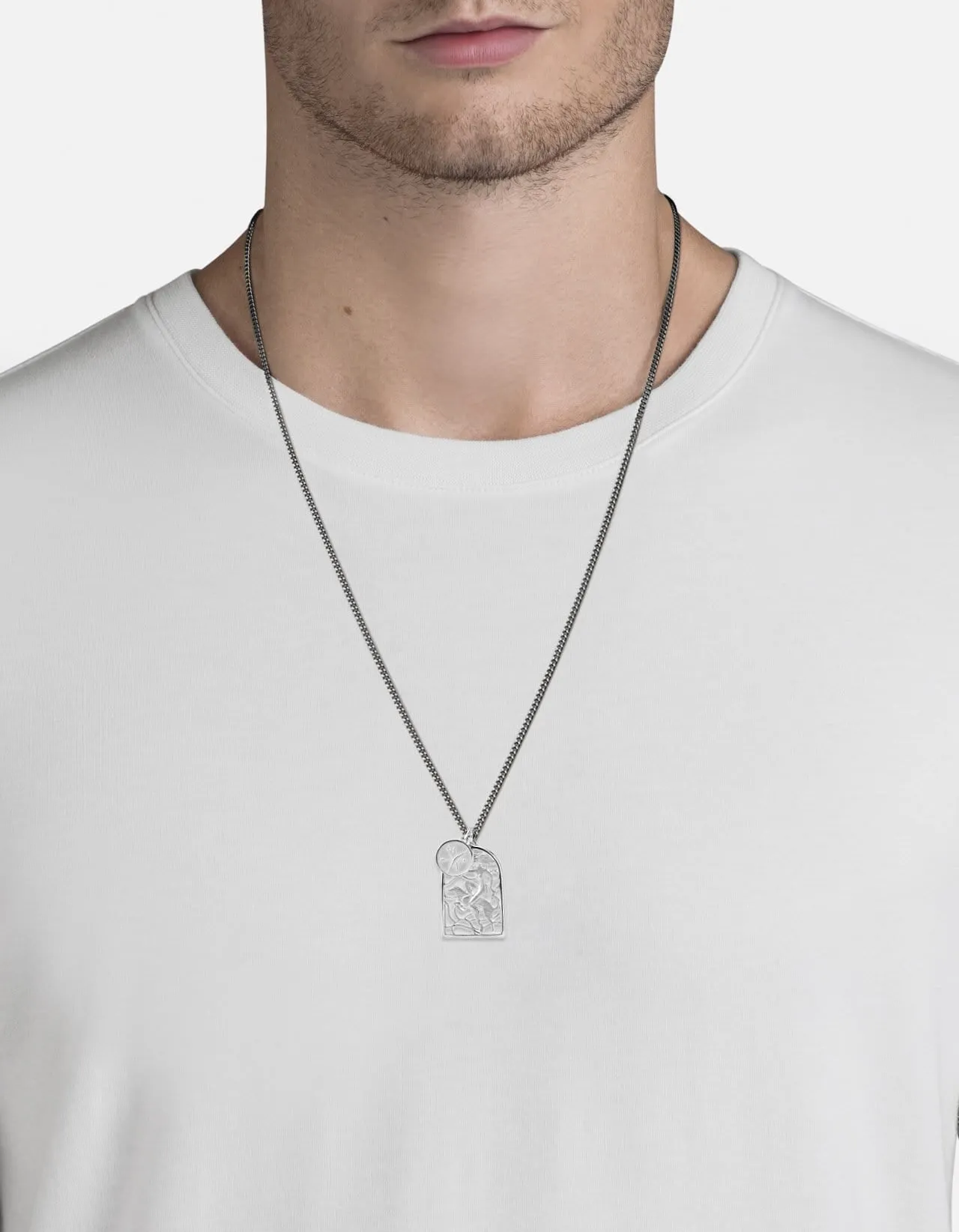 Rider Necklace, Sterling Silver