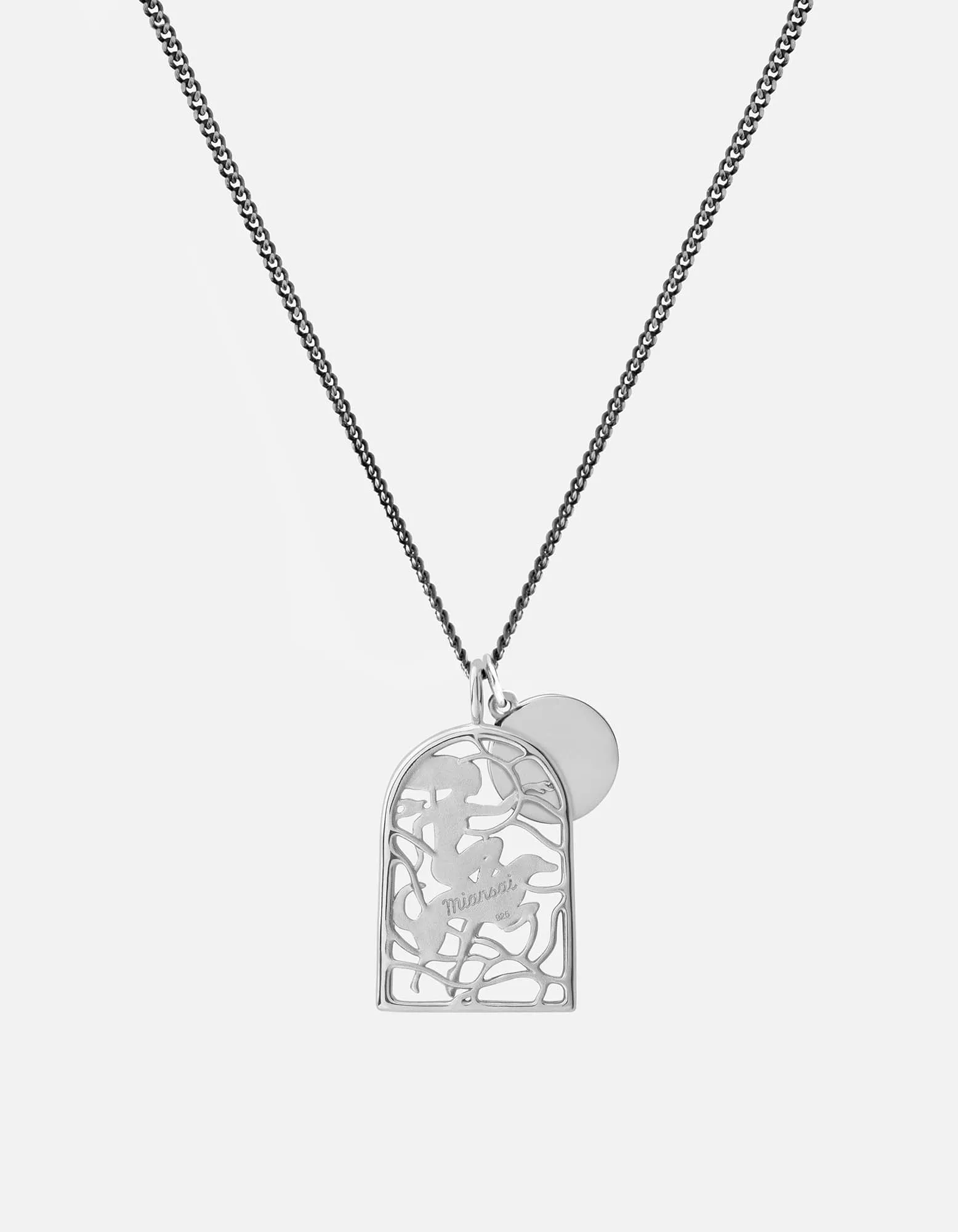 Rider Necklace, Sterling Silver
