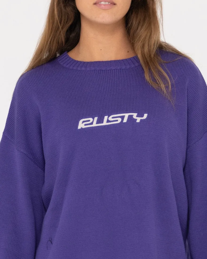 Rider Relaxed Crew Neck Knit