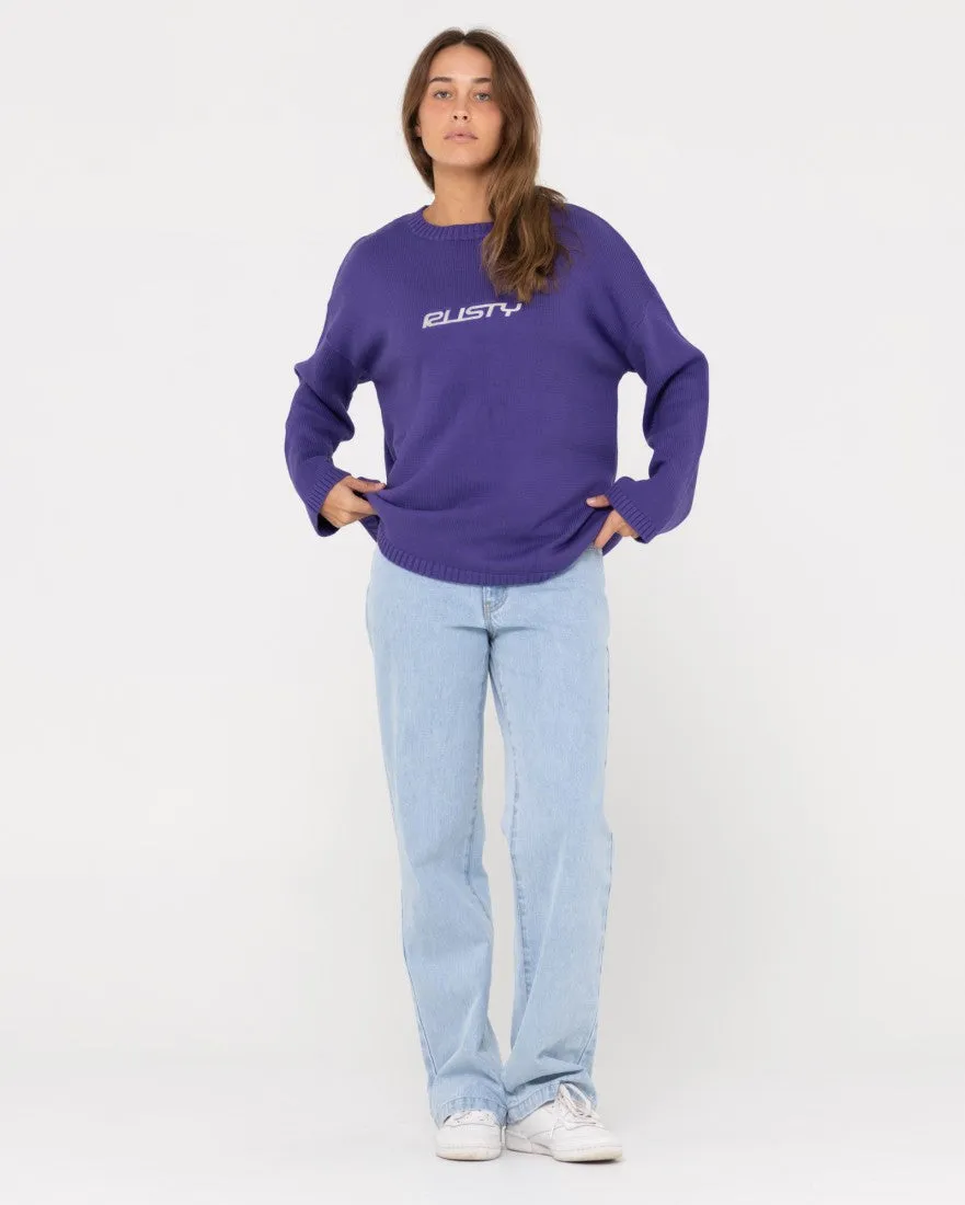 Rider Relaxed Crew Neck Knit