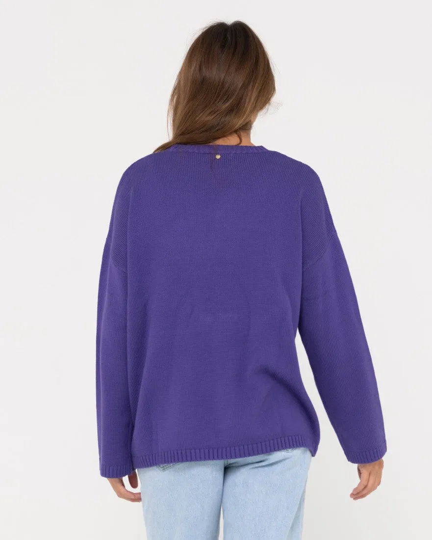 Rider Relaxed Crew Neck Knit