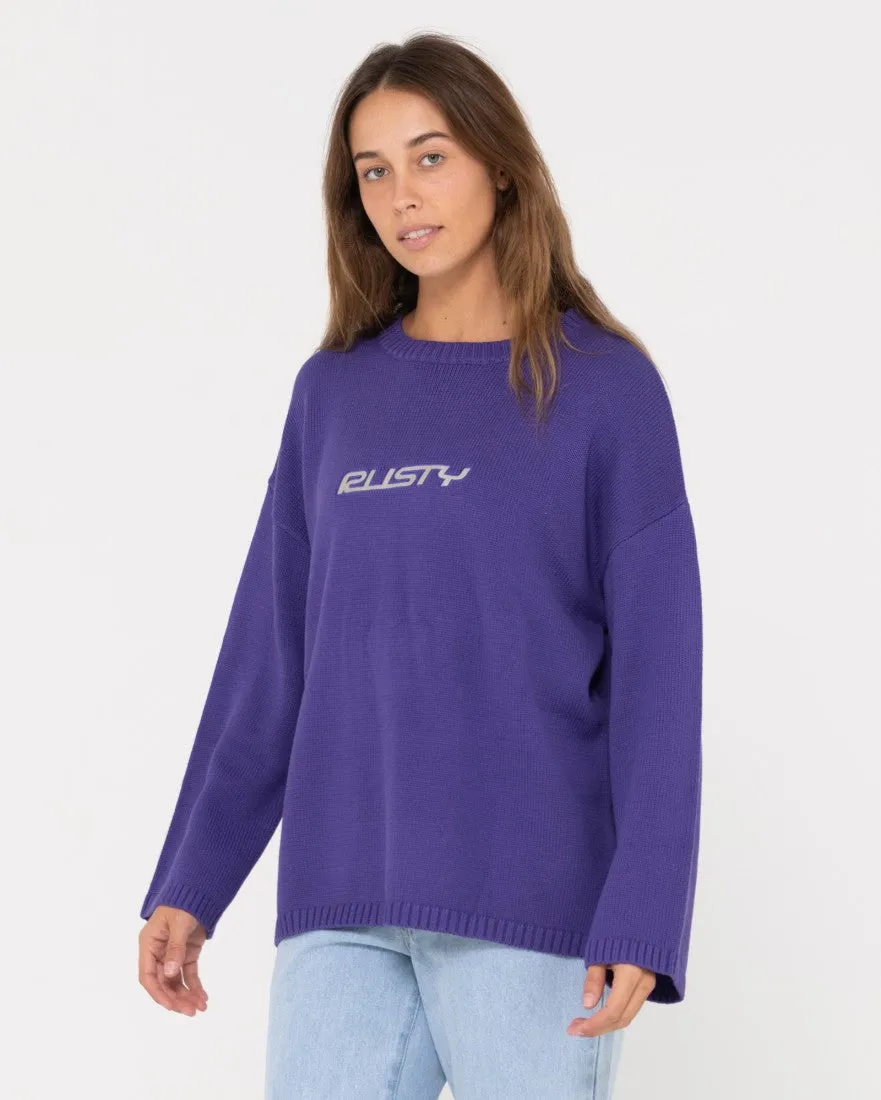 Rider Relaxed Crew Neck Knit