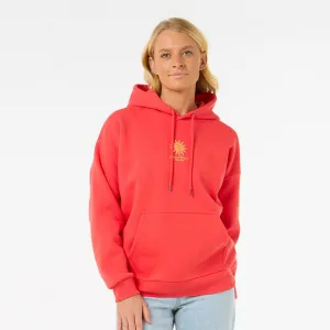 Rip Curl Cala Heritage Hood Red