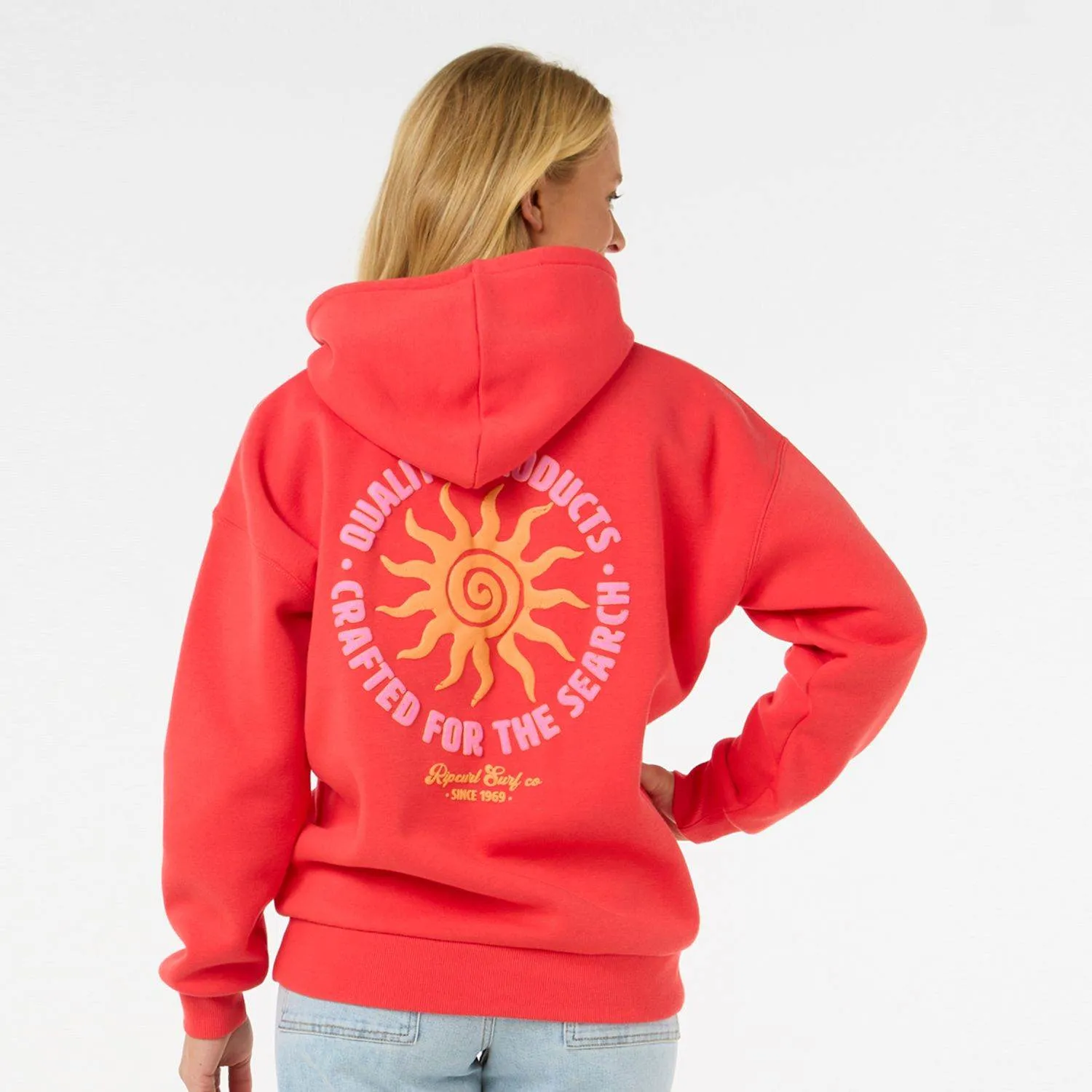 Rip Curl Cala Heritage Hood Red
