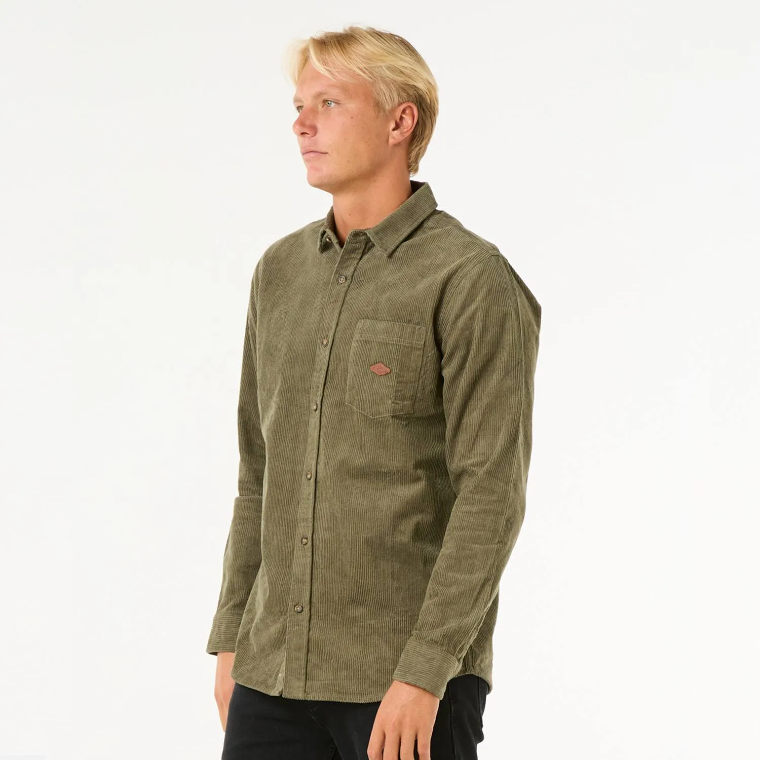 Rip Curl Classic Surf Cord L/S Shirt Dusty Olive
