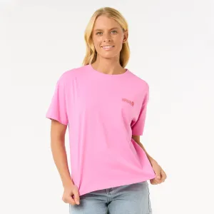 Rip Curl Ocean Tech Relaxed Tee Pink