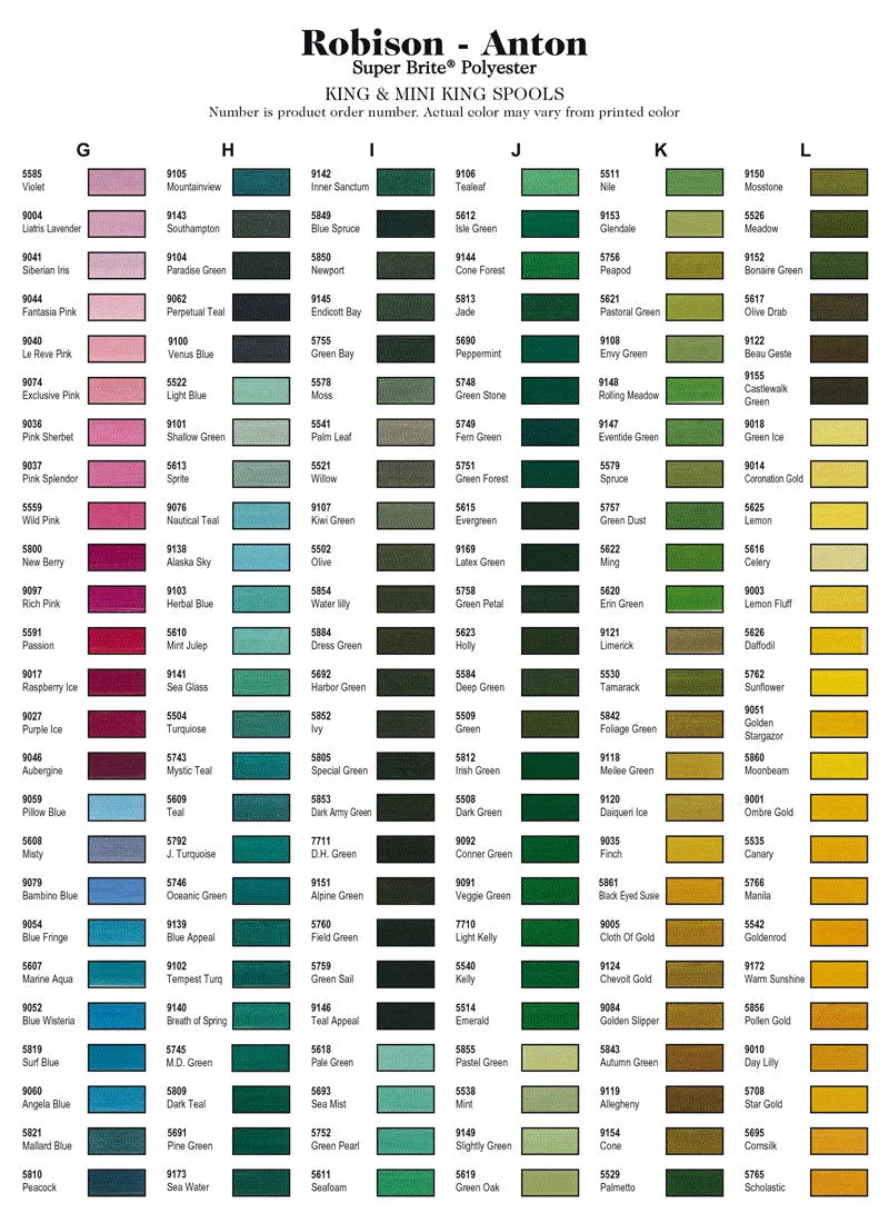 Robison Anton Polyester