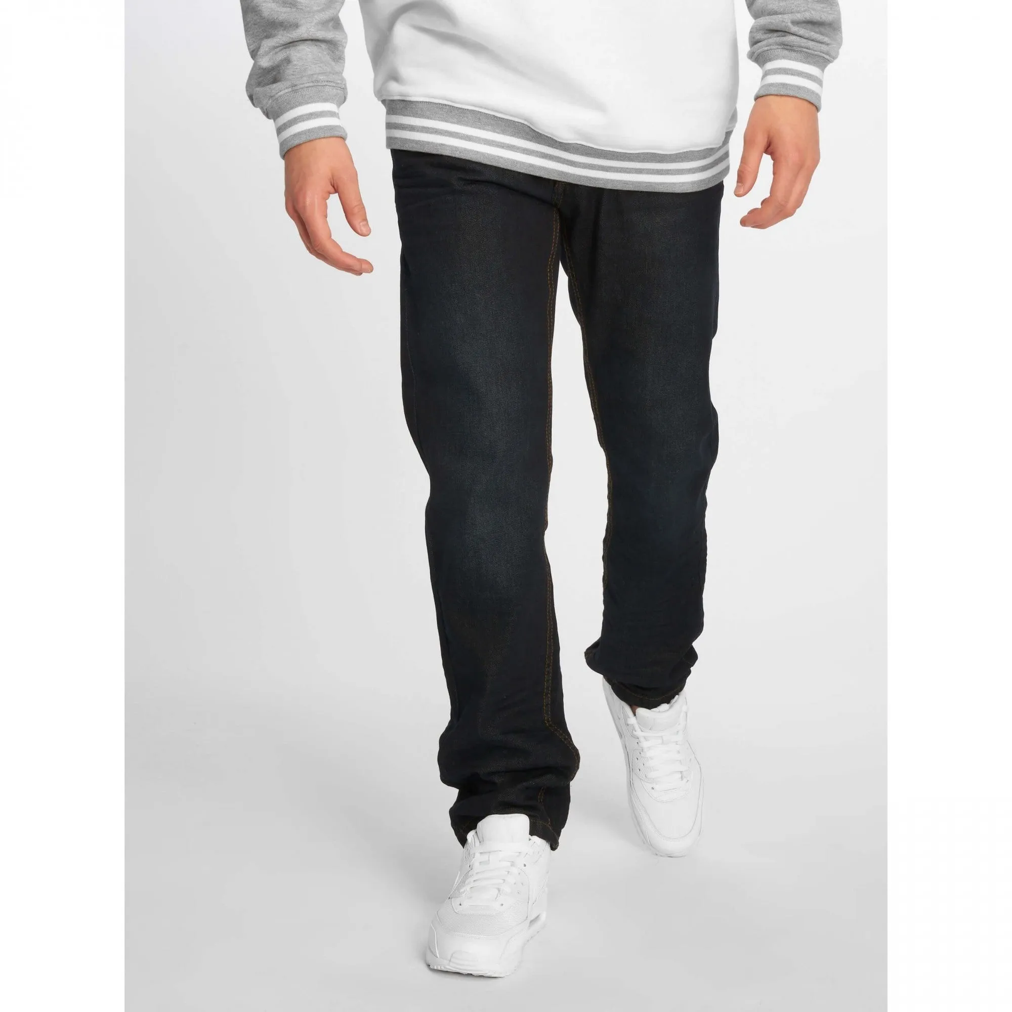 Rocawear Relaxed Flame Stiching Dark Blue Wash