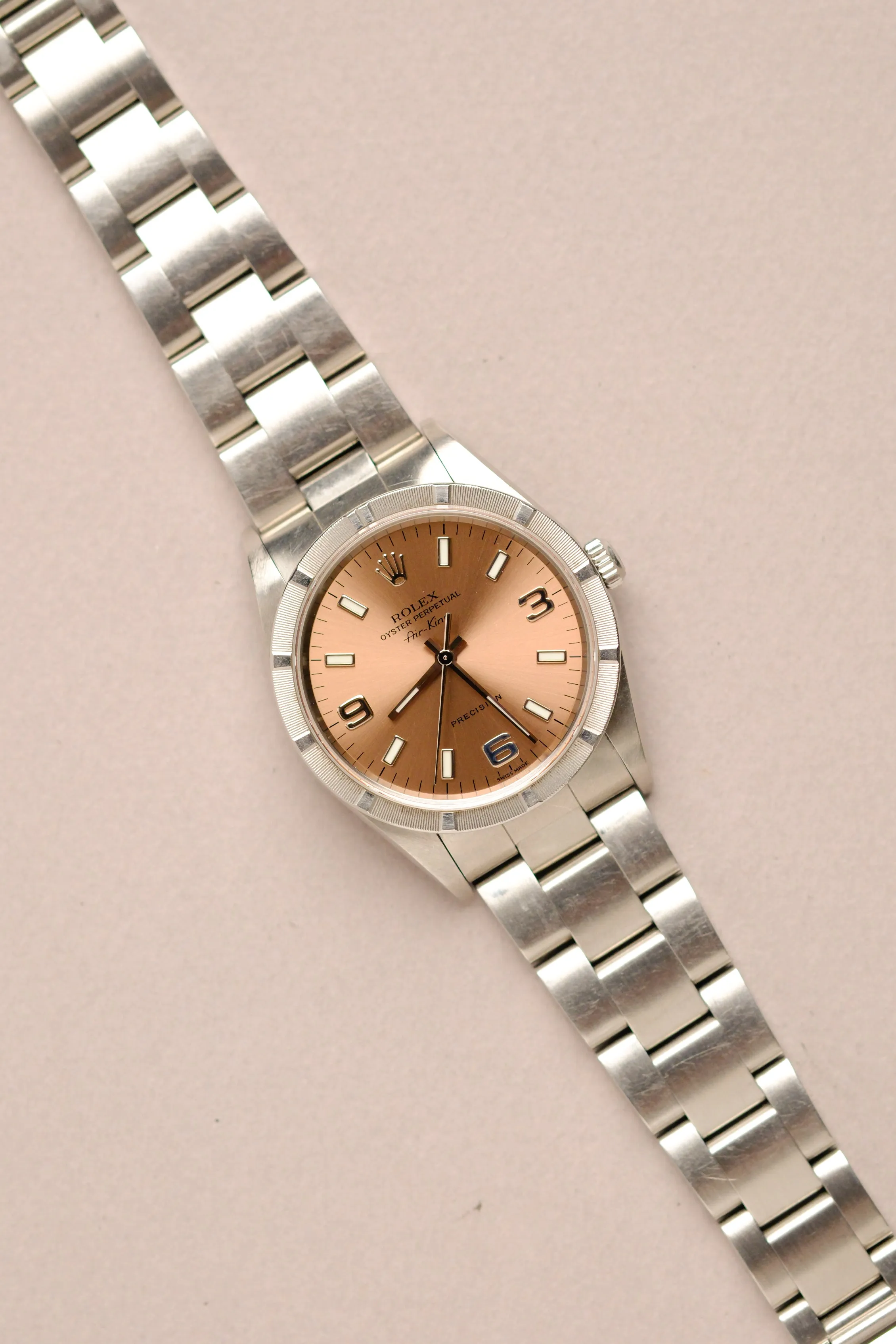 Rolex Air-King 14010M Salmon 'Explorer Dial' - 2001