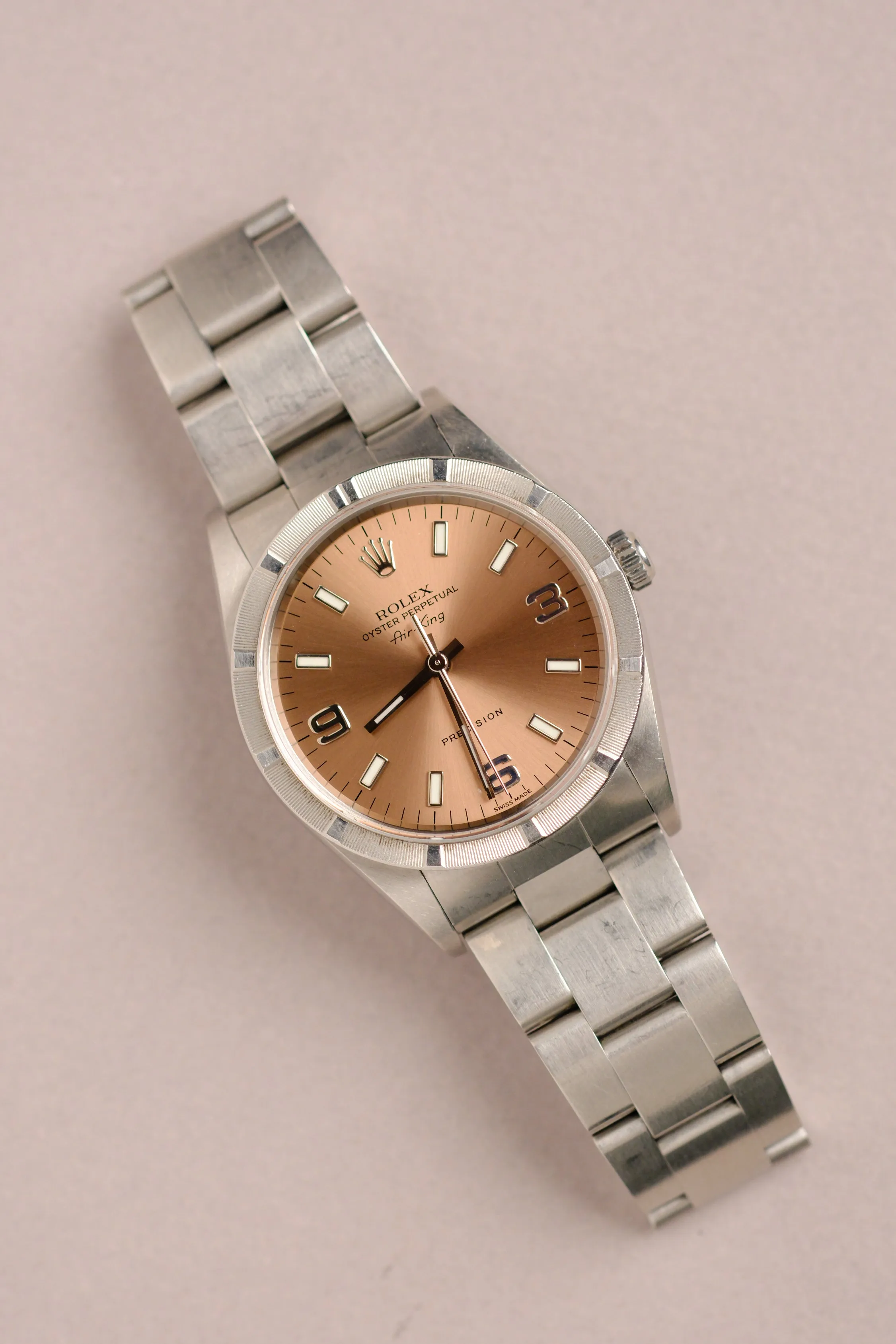 Rolex Air-King 14010M Salmon 'Explorer Dial' - 2001
