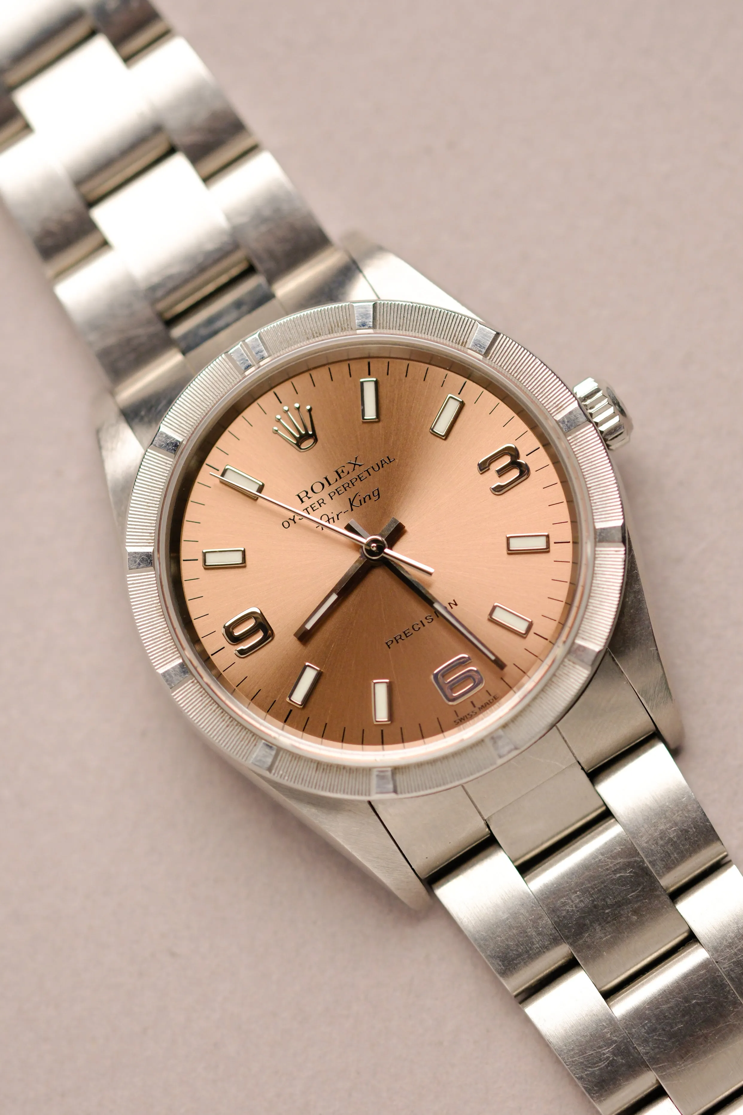 Rolex Air-King 14010M Salmon 'Explorer Dial' - 2001