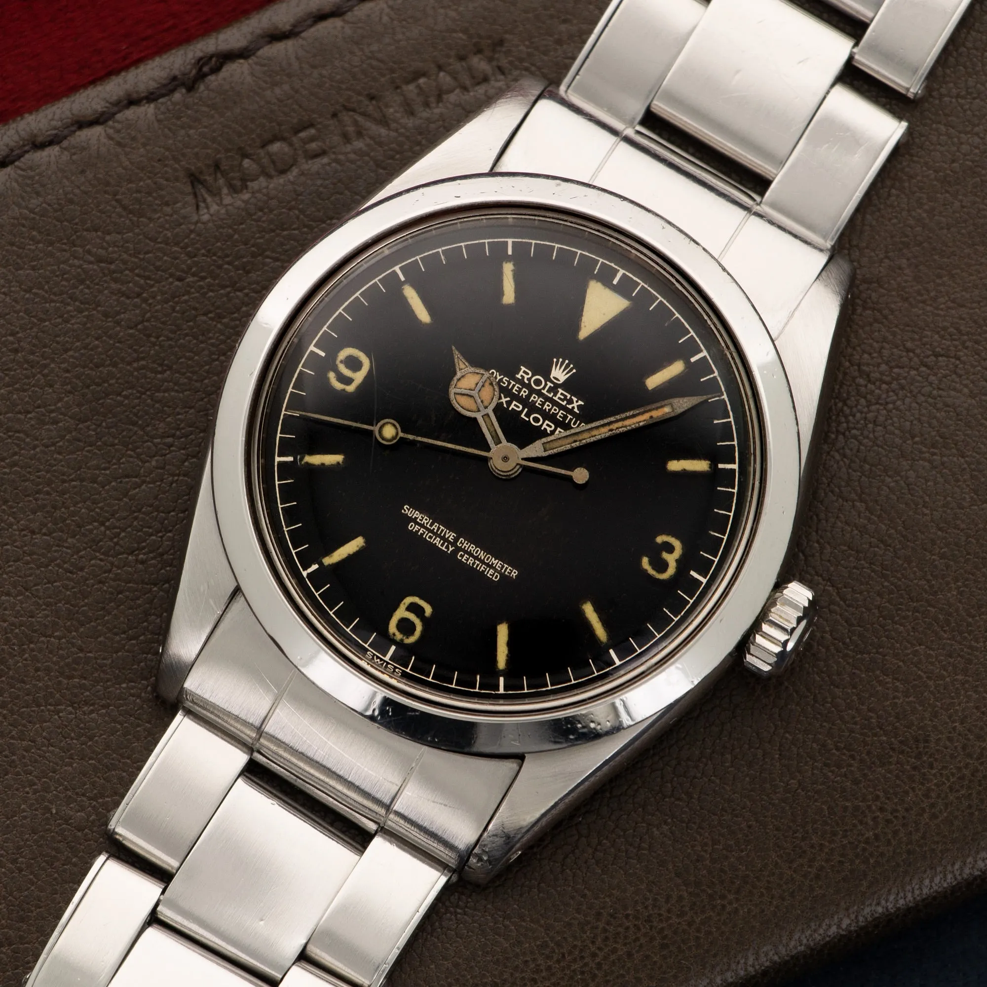 Rolex Explorer Gilt Chapter Ring Watch Ref. 1016