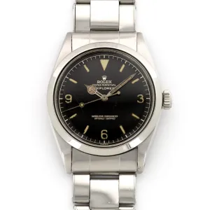 Rolex Explorer Gilt Chapter Ring Watch Ref. 1016