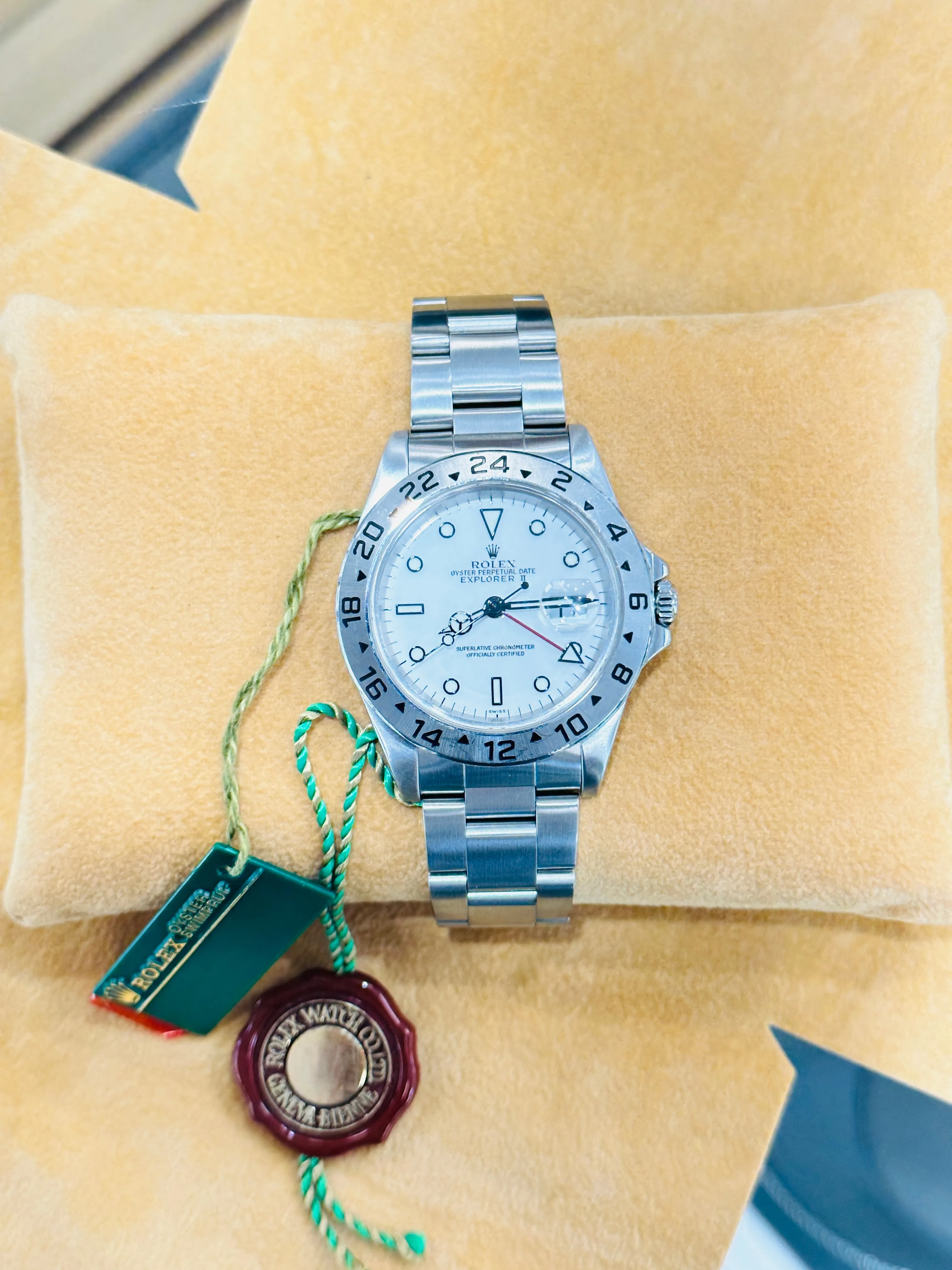 Rolex Explorer II 16570 Box and Papers PreOwned Mint Condition