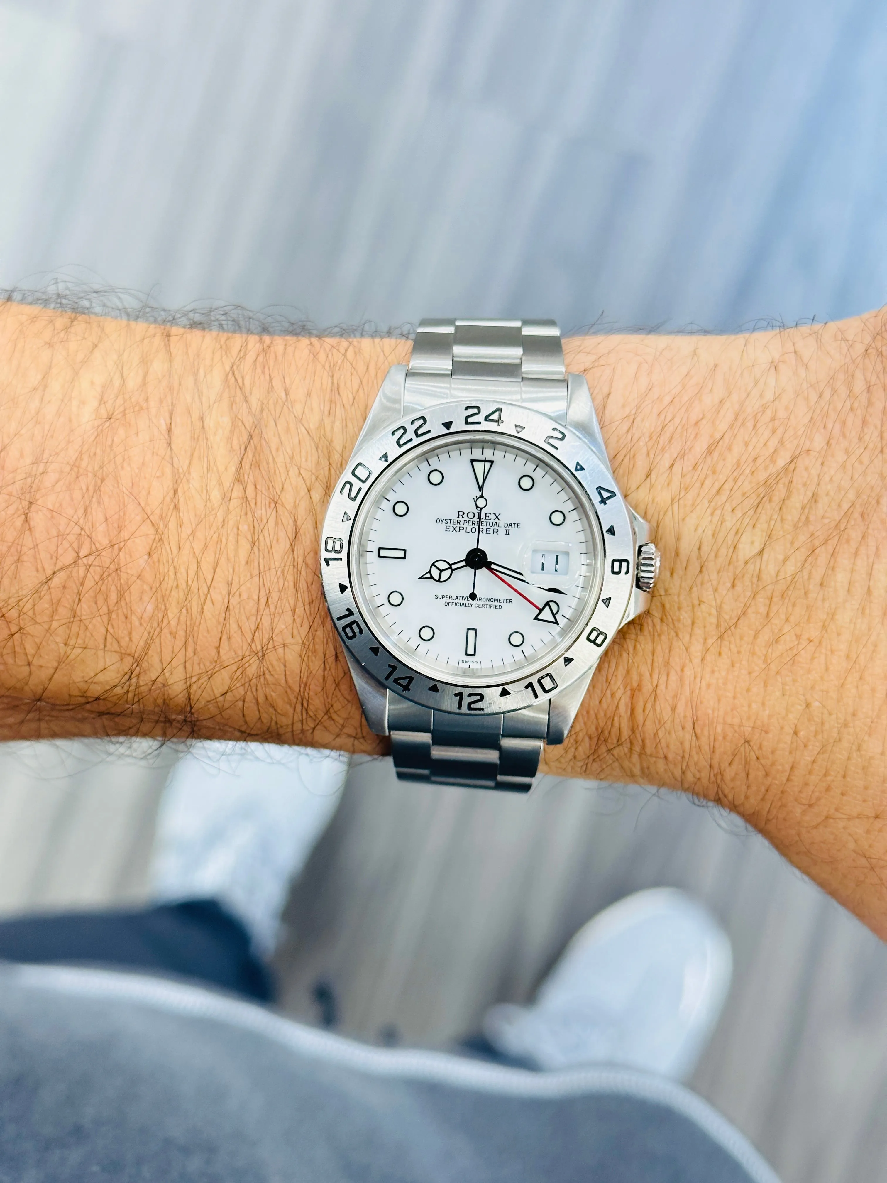 Rolex Explorer II 16570 Box and Papers PreOwned Mint Condition