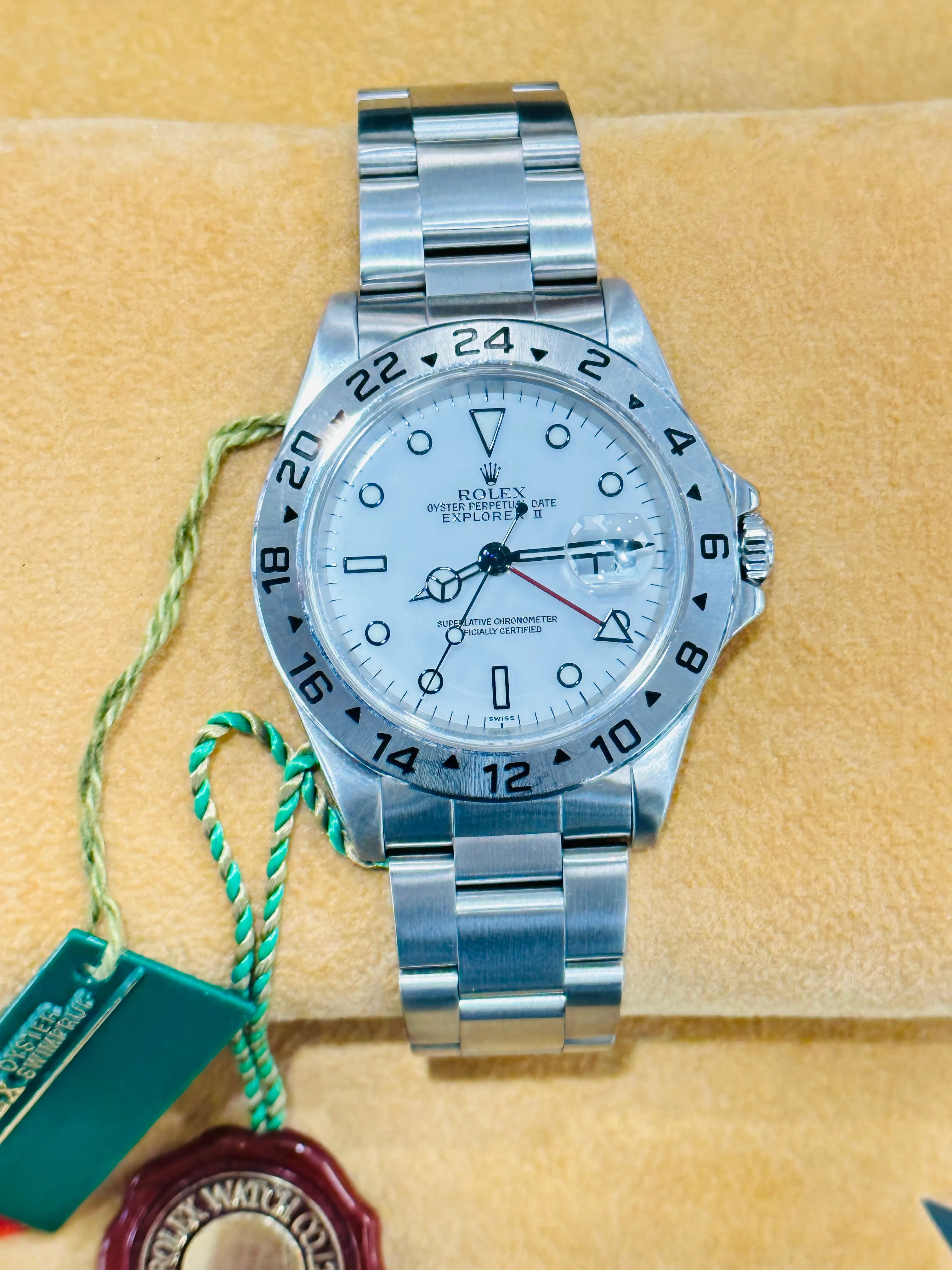 Rolex Explorer II 16570 Box and Papers PreOwned Mint Condition