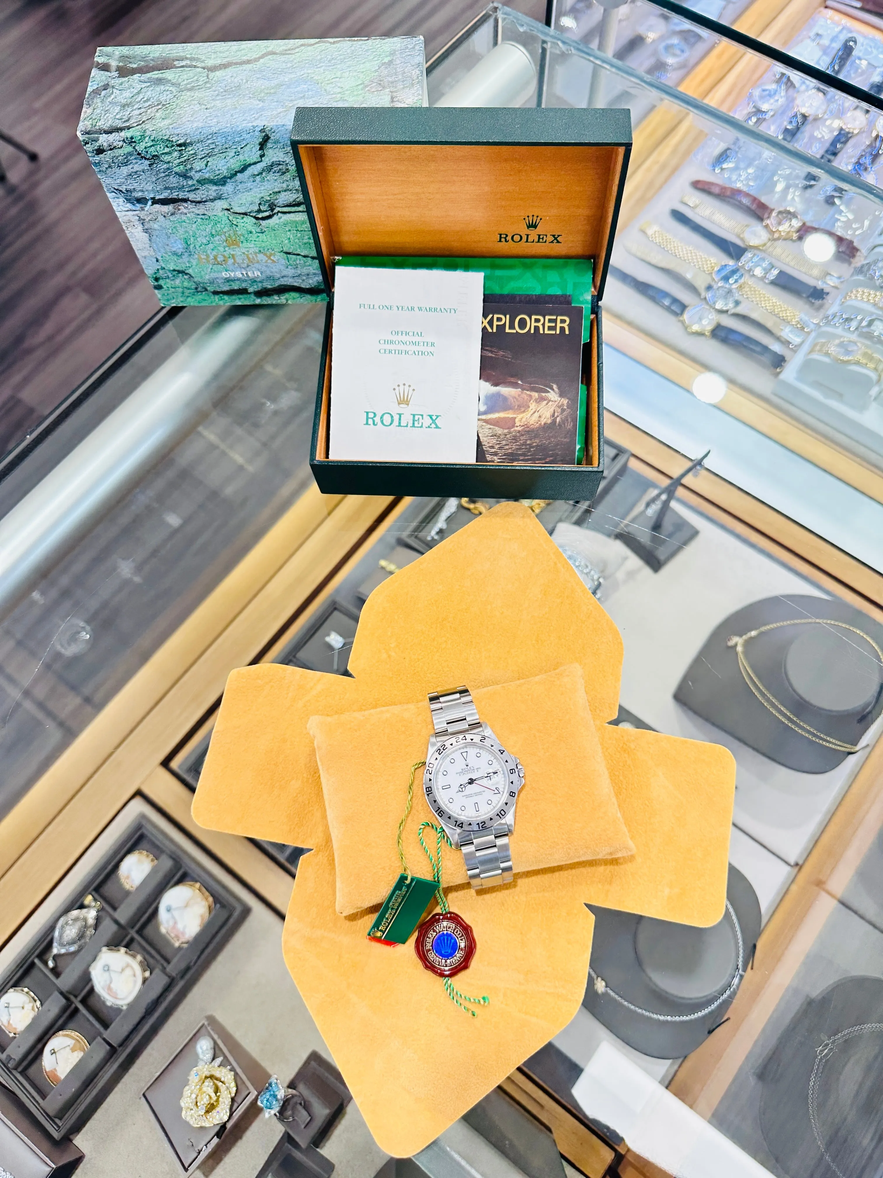 Rolex Explorer II 16570 Box and Papers PreOwned Mint Condition