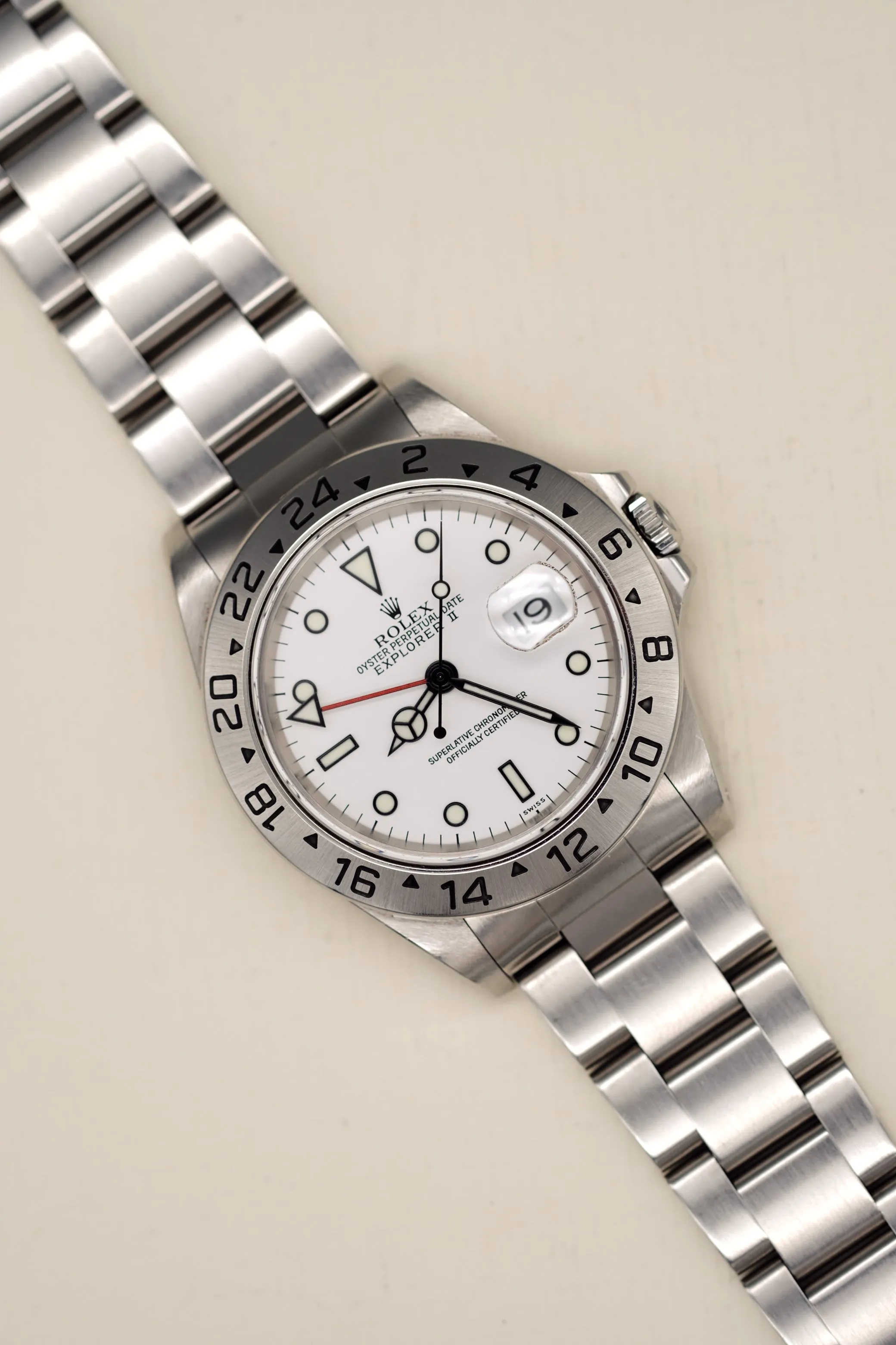 Rolex Explorer ii 16570 'Polar' Swiss Only Dial - 1999