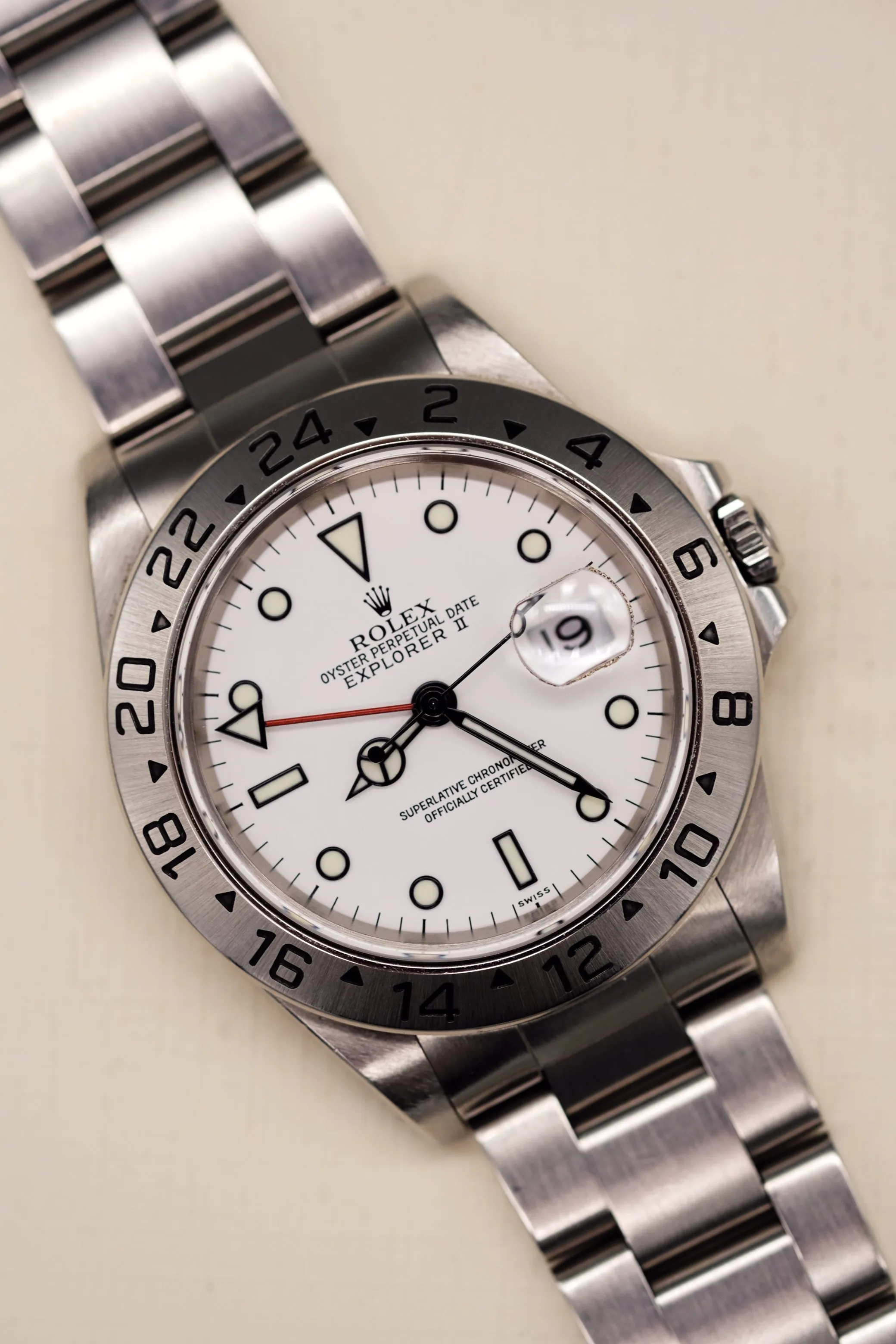 Rolex Explorer ii 16570 'Polar' Swiss Only Dial - 1999