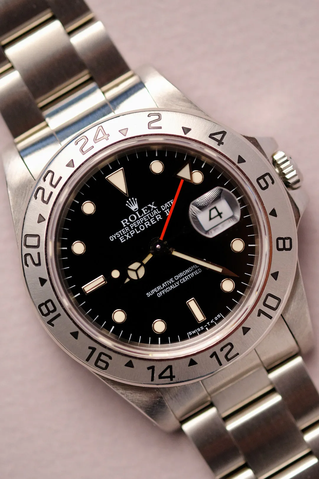 Rolex Explorer ii 16570 Tritium 'Cream Patina' Dial - 1993