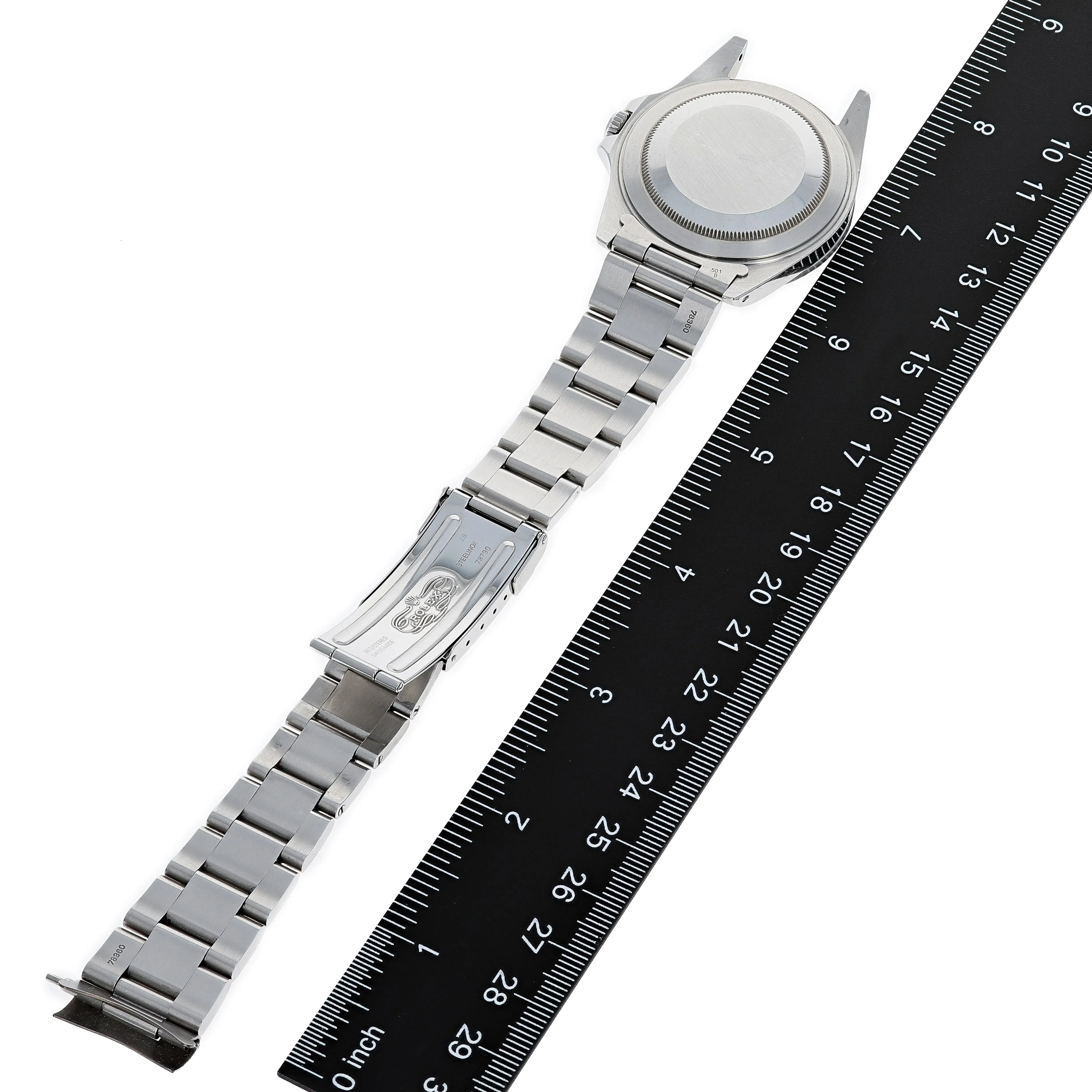Rolex Explorer II 16570 Tritium White Papers & Box c. 1995 Unpolished Oyster Steel 40 mm