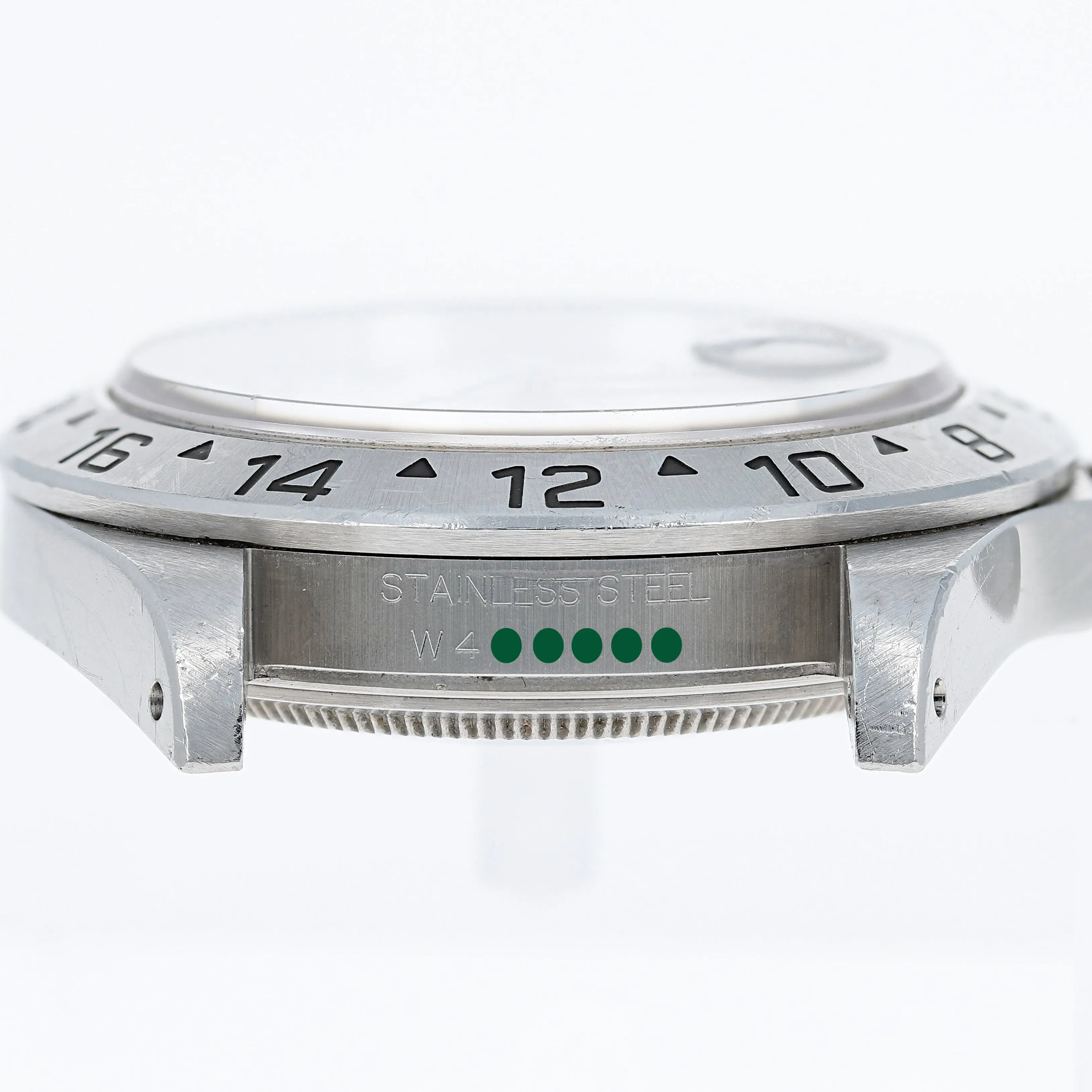 Rolex Explorer II 16570 Tritium White Papers & Box c. 1995 Unpolished Oyster Steel 40 mm