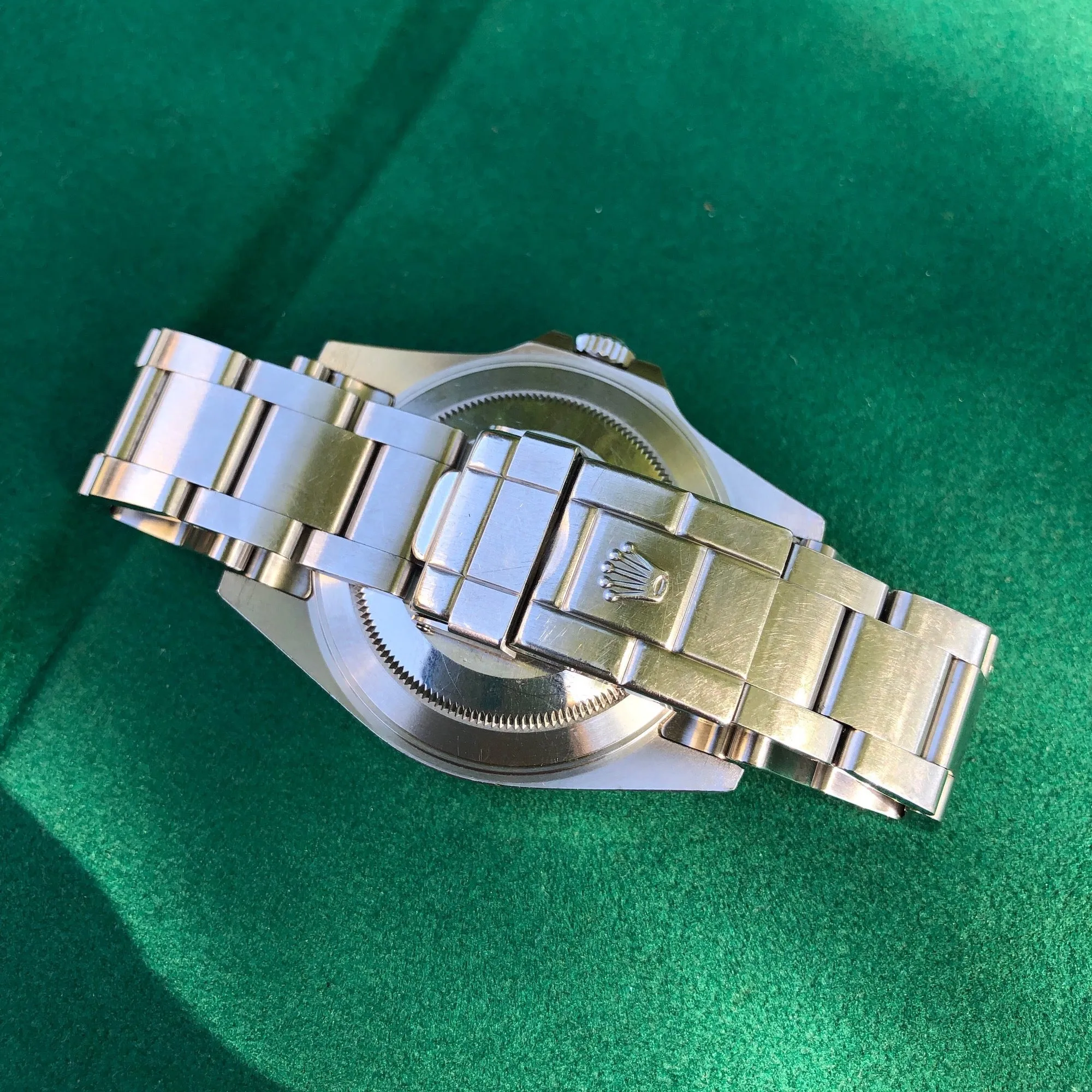Rolex Explorer II 16570 White Stainless Steel GMT Oyster Wristwatch Box Papers Circa 2000