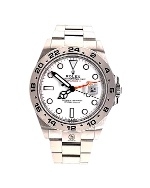 Rolex Explorer II 42mm White Dial 226570 Box and Papers Unworn