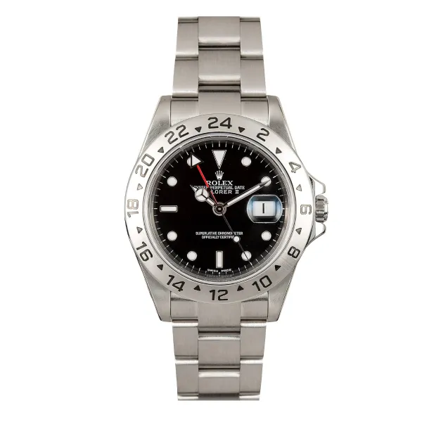 Rolex Explorer II Date #16570 Black Dial