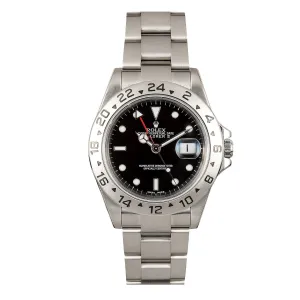 Rolex Explorer II Date #16570 Black Dial