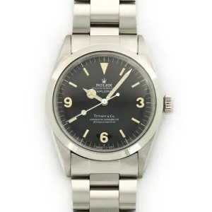 Rolex Explorer Tiffany & Co Watch Ref. 1016