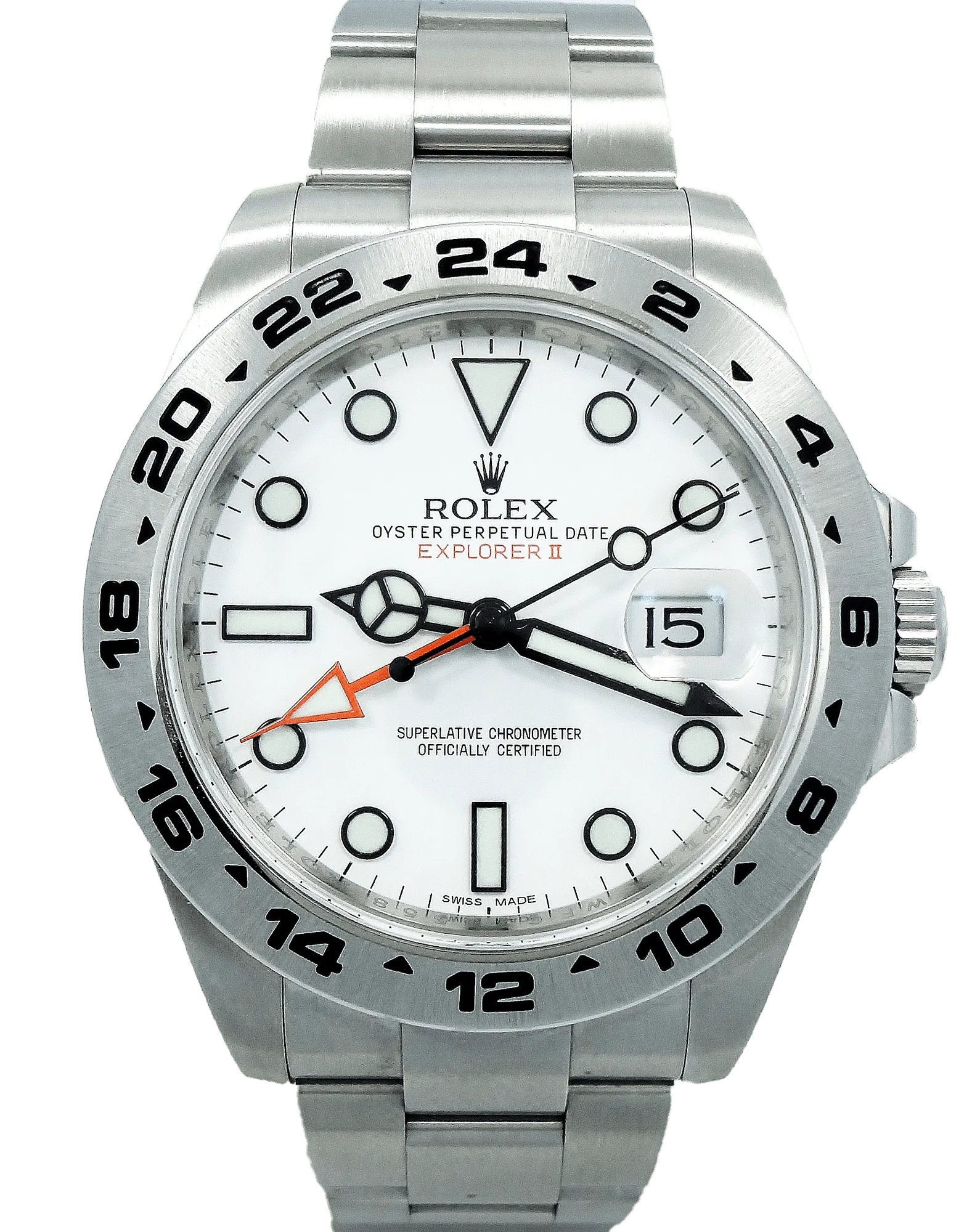 Rolex Oyster Perpetual Explorer II 216570 White Dial